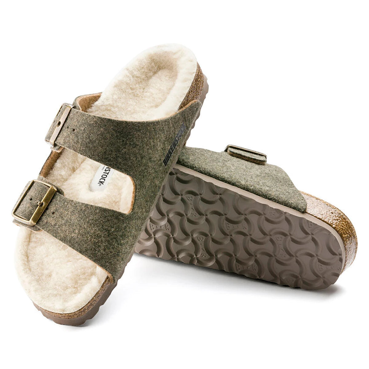 Birkenstock Arizona Happy Lamb Wool Felt Sandals - Image 3