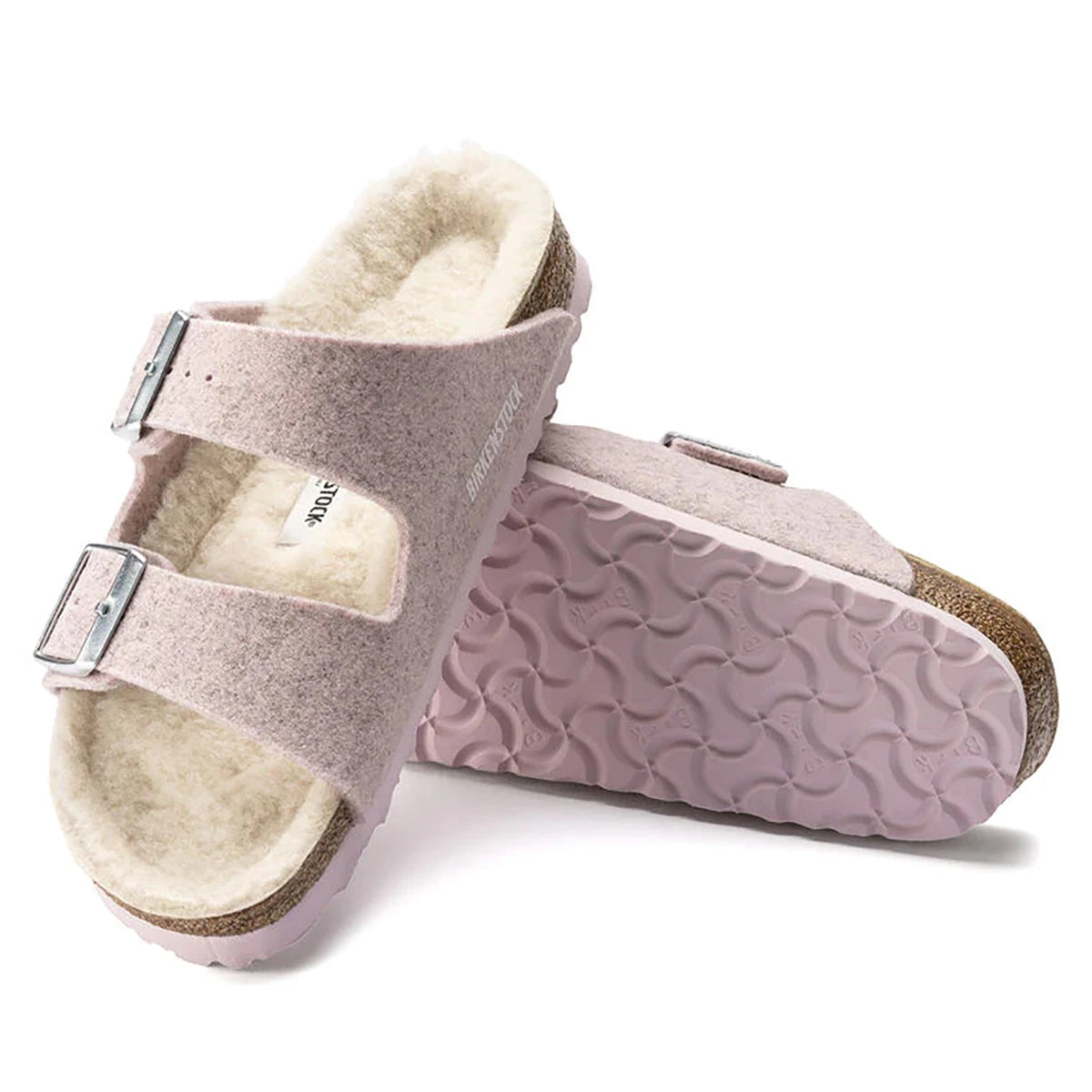 Birkenstock Arizona Happy Lamb Wool Felt Sandals - Image 14