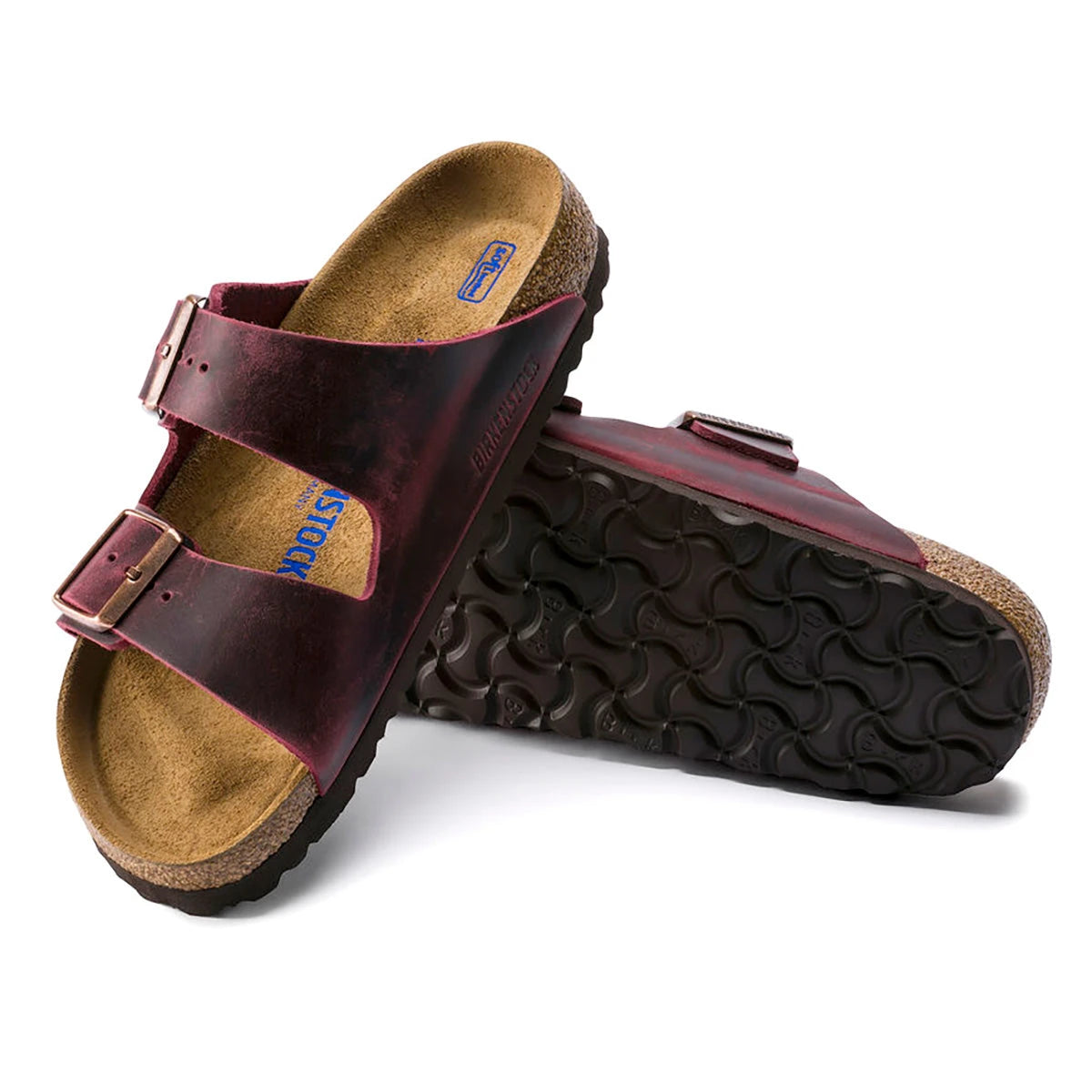 Birkenstock Arizona Soft Footbed Oiled Leather Sandals - Image 3