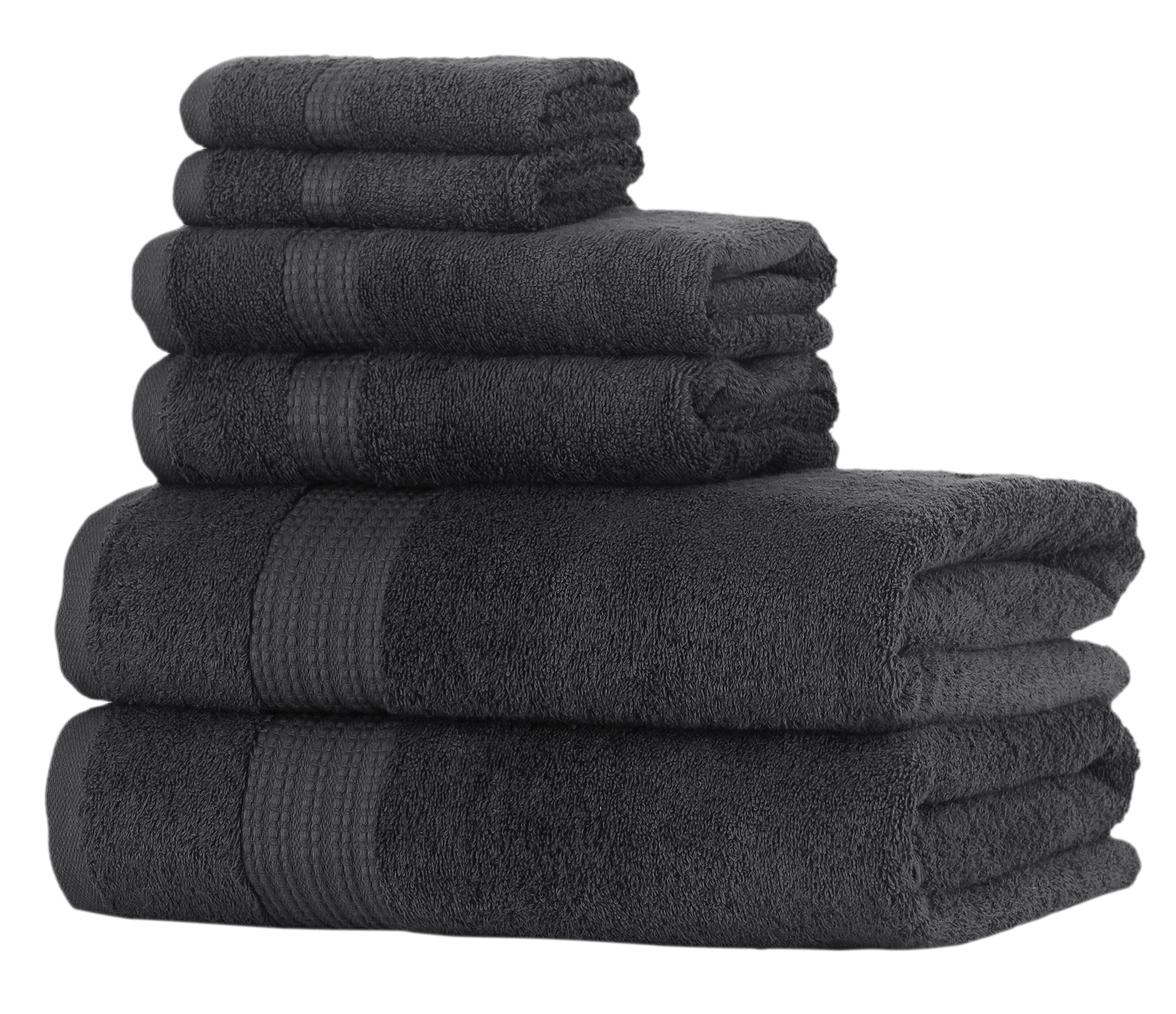 Classic Turkish Towels NINE WEST - GLARE PREMIUM LUXURY 6 PC BALE PACK TOWEL SET- 100% Turkish Cotton - Image 5