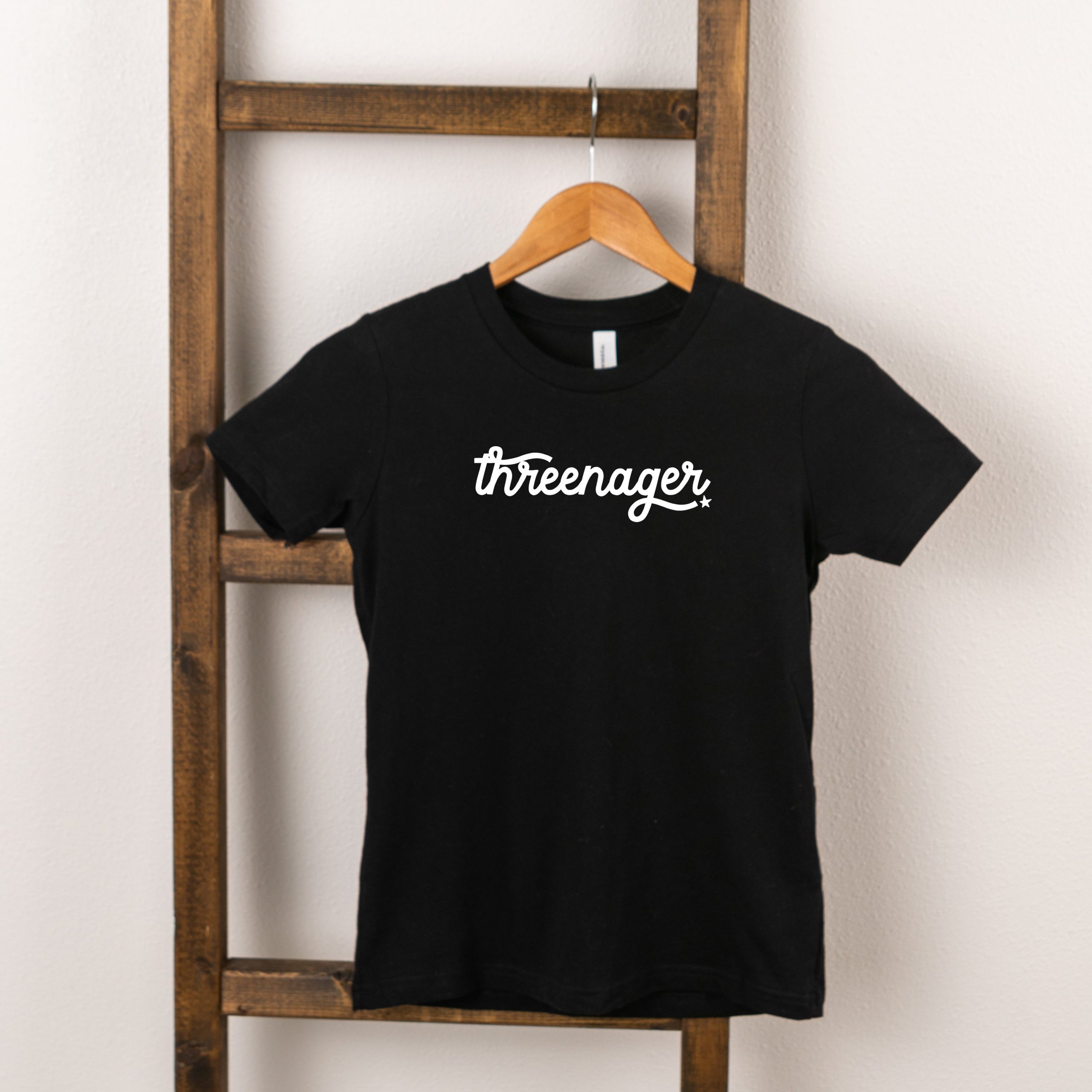 The Juniper Shop Toddler | Threenager Short Sleeve Crew Neck