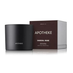 APOTHEKE Charcoal Rouge 3-Wick Candle