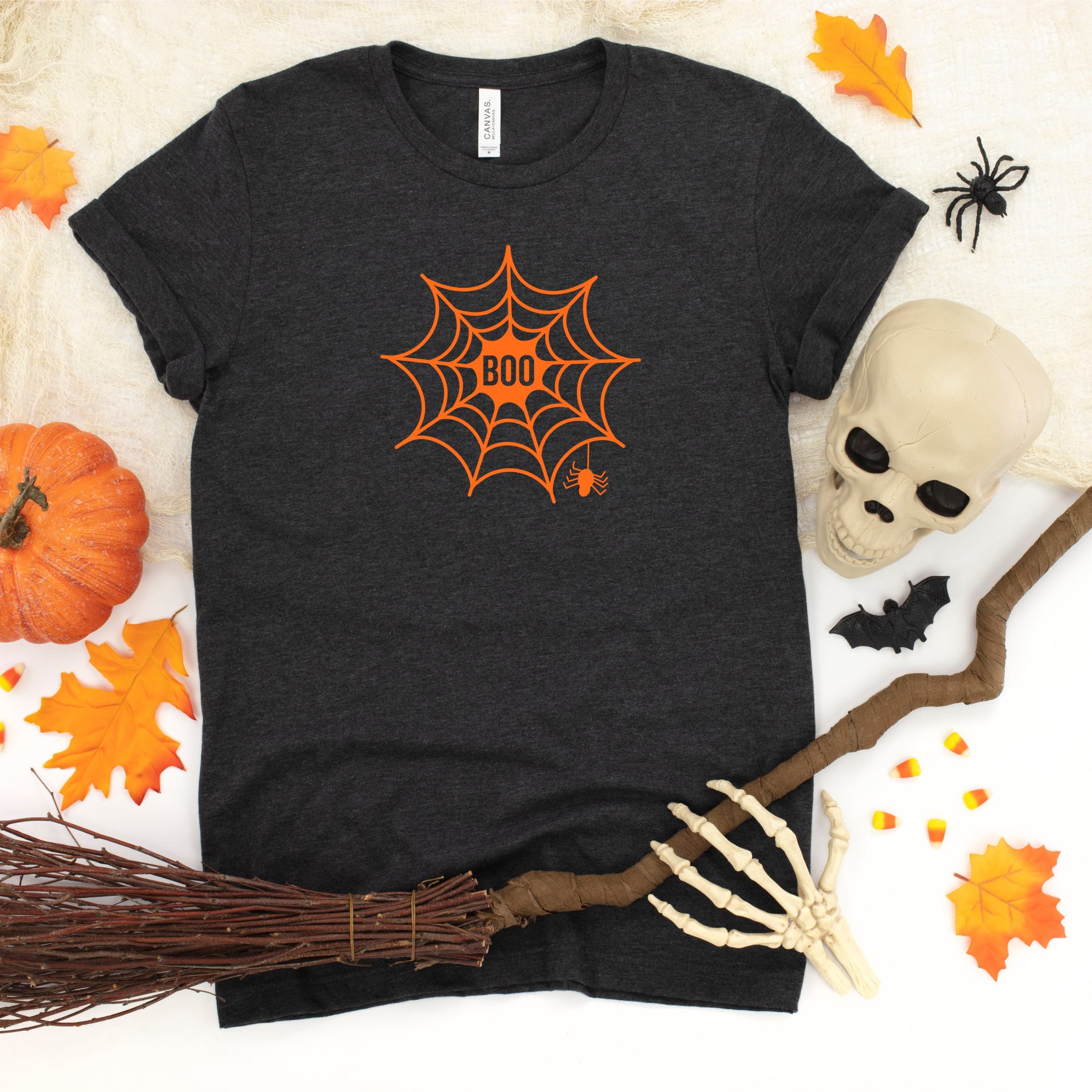 The Juniper Shop Youth Boo Web Short Sleeve Crew Neck