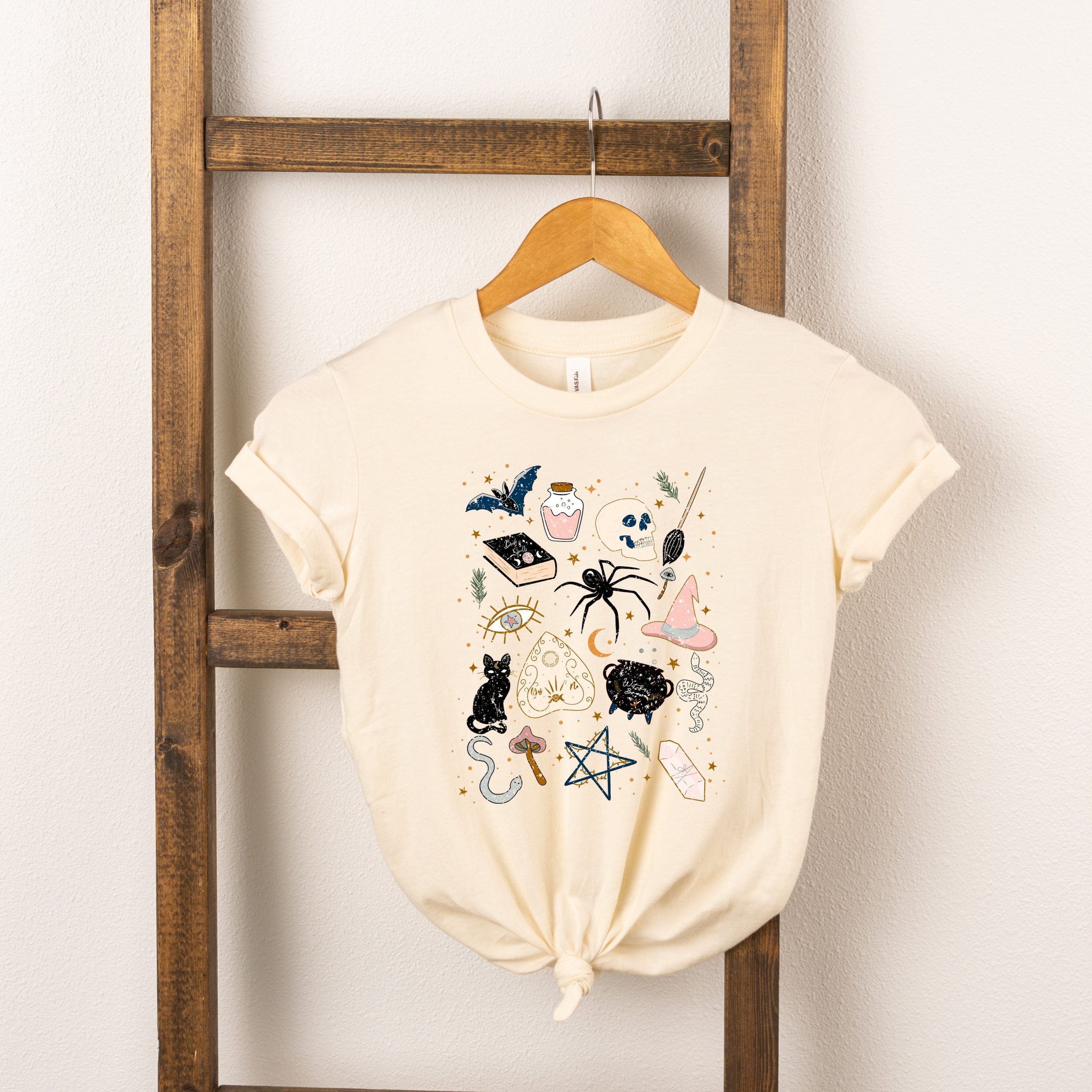 The Juniper Shop Baby Witch Doodles Youth Graphic Short Sleeve Tee - Image 2