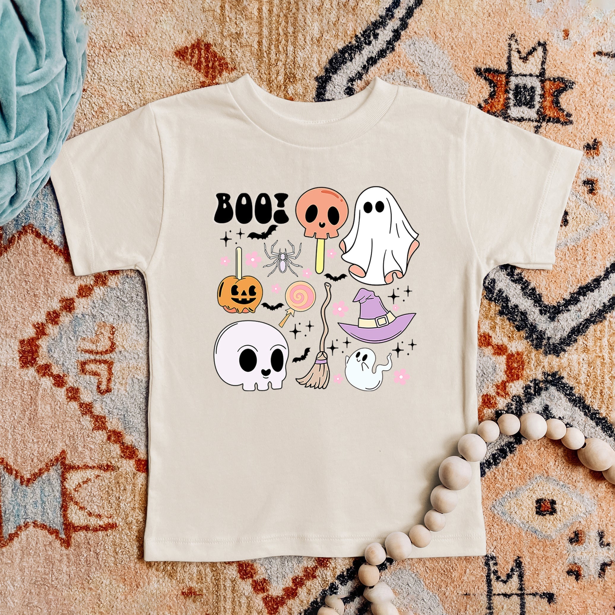 The Juniper Shop Toddler Boo Chart Short Sleeve Crew Neck - Image 2