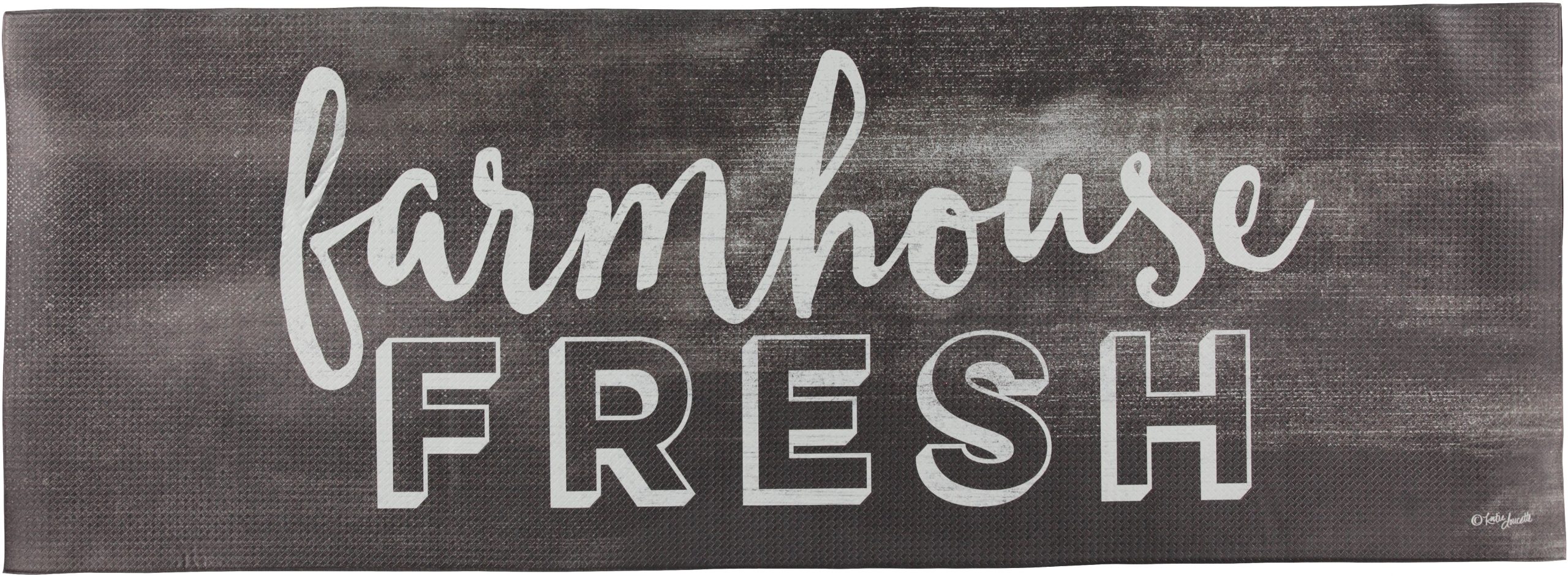 20x55 Oversized Cushioned Anti-Fatigue Kitchen Runner Mat (Farmhouse Fresh)