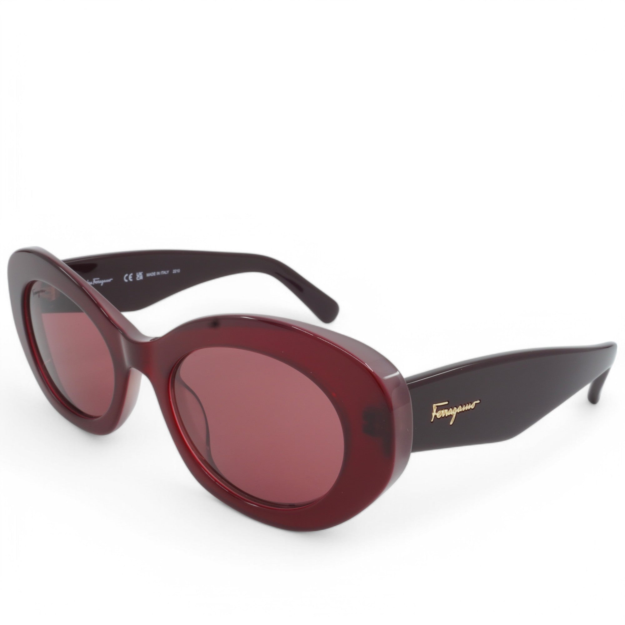 Salvatore Ferragamo Unisex Oval Sunglasses - Sf1080S-614 - Image 2