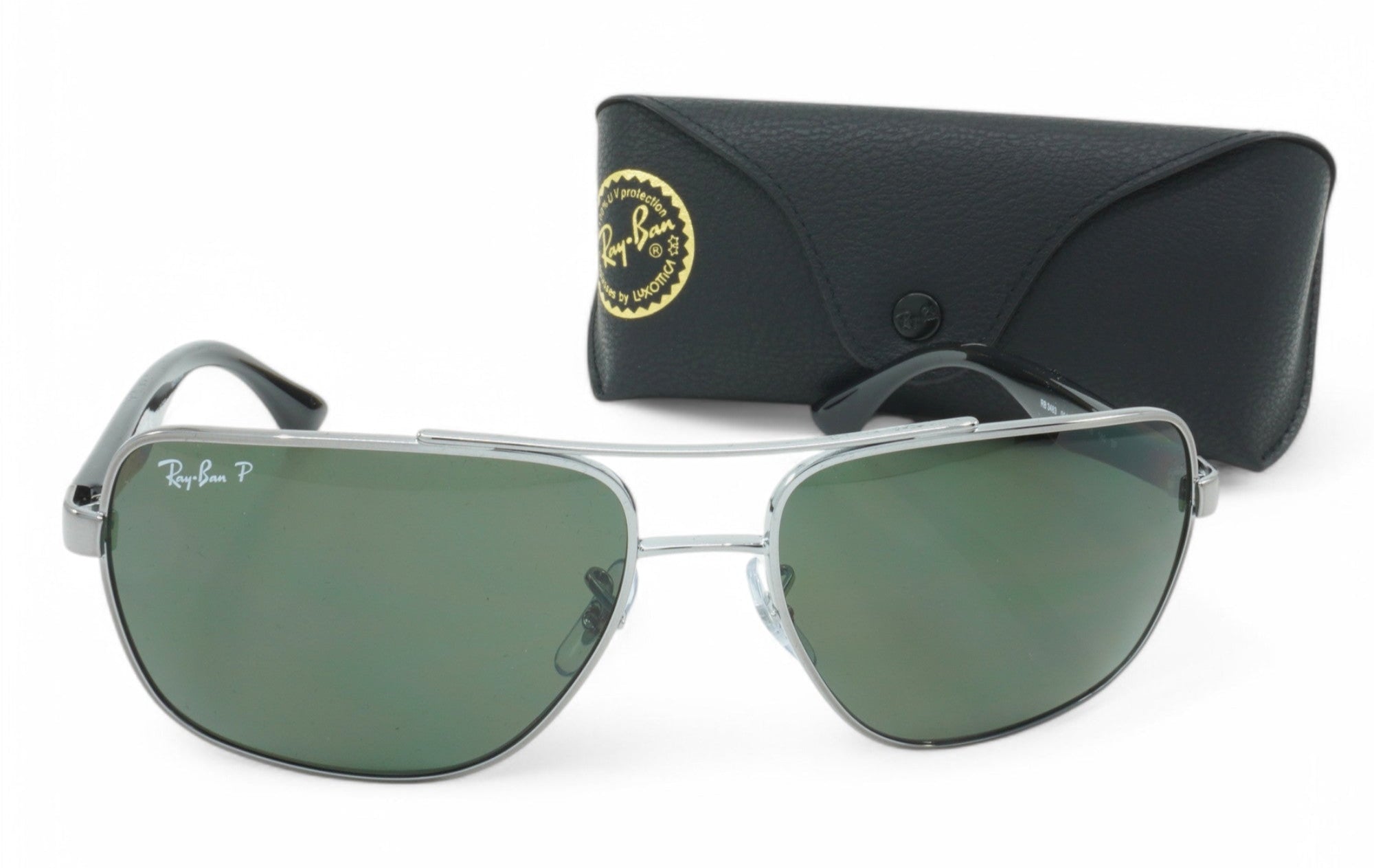 Ray-Ban Unisex Ray Ban Square Polarized Sunglasses - Rb3483-004/58 - Image 5