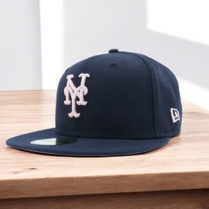 New Era Men's Mlb Ny Mets 5950 Fitted 'Subway Series' - Navy - 70619524
