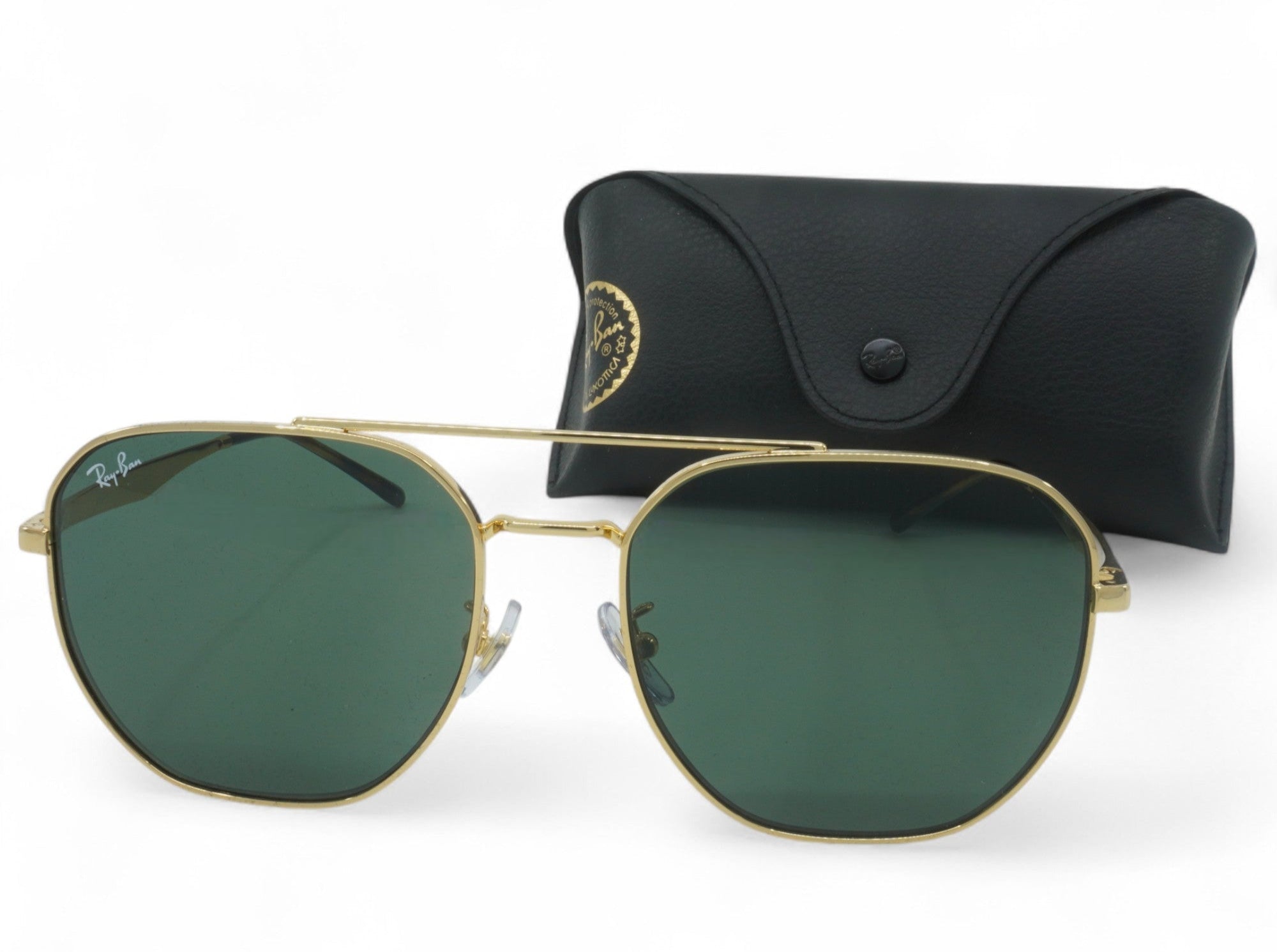 Ray-Ban Unisex Ray Ban Irregular Sunglasses - Rb3724D-001/71_59 - Image 6