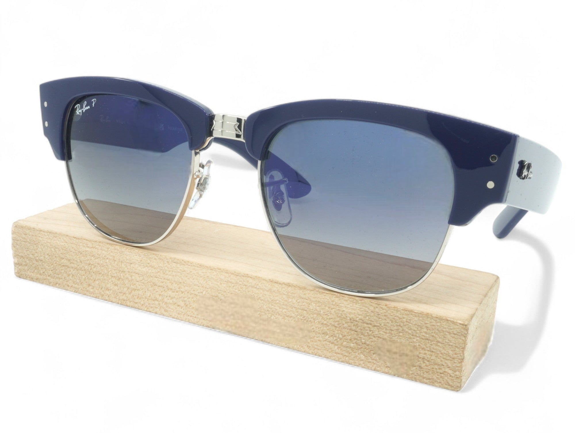 Ray-Ban Unisex Ray Ban Mega Clubmaster Polarized Sunglasses - Rb0316S-136678_53