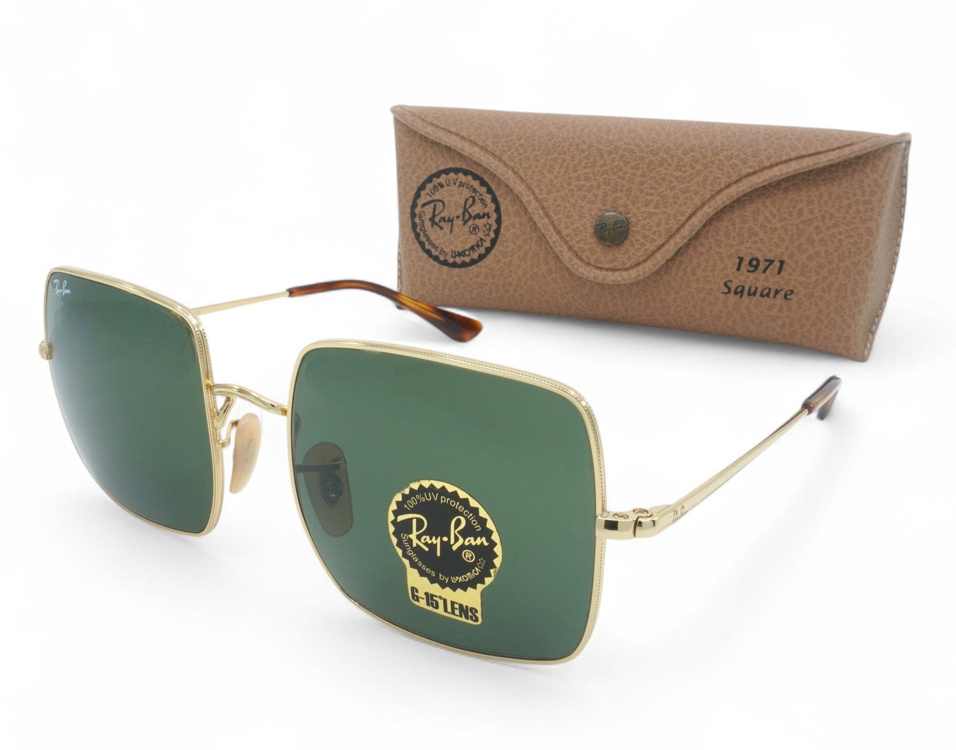 Ray-Ban Unisex Ray Ban Square Sunglasses - Rb1971-914731_54 - Image 7