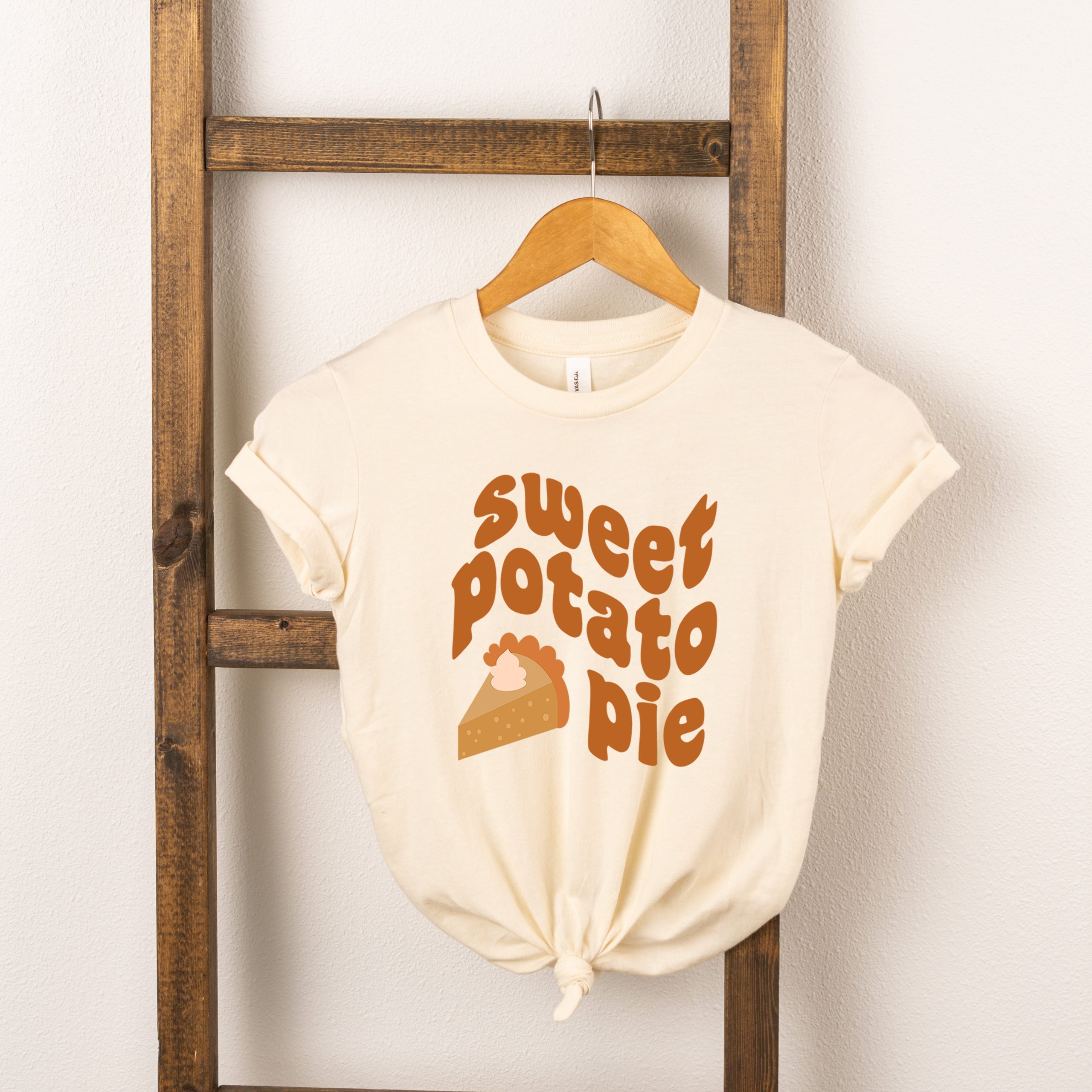 The Juniper Shop Toddler Sweet Potato Pie Short Sleeve Crew Neck - Image 2