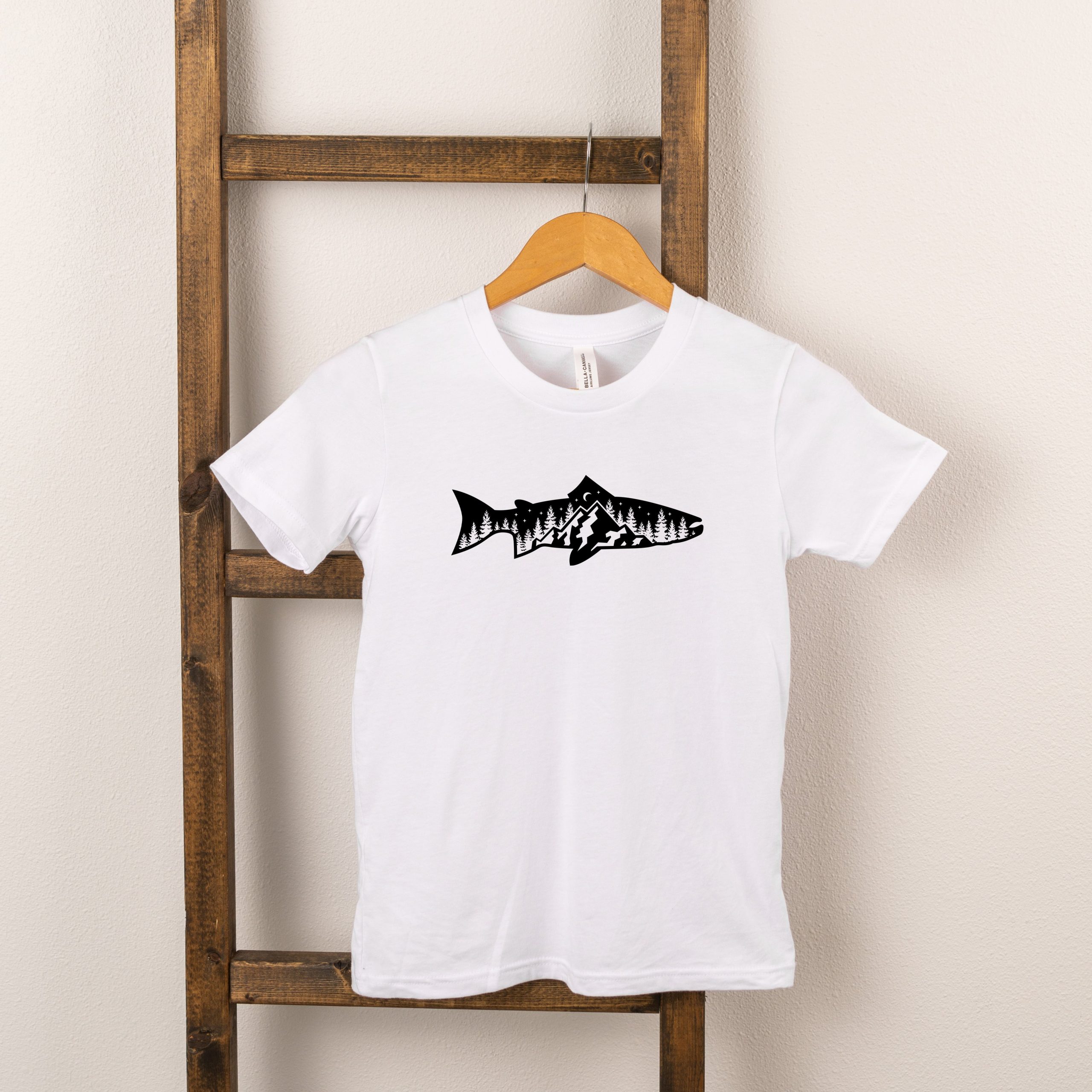 The Juniper Shop Toddler Fish And Trees Short Sleeve Crew Neck - Image 3
