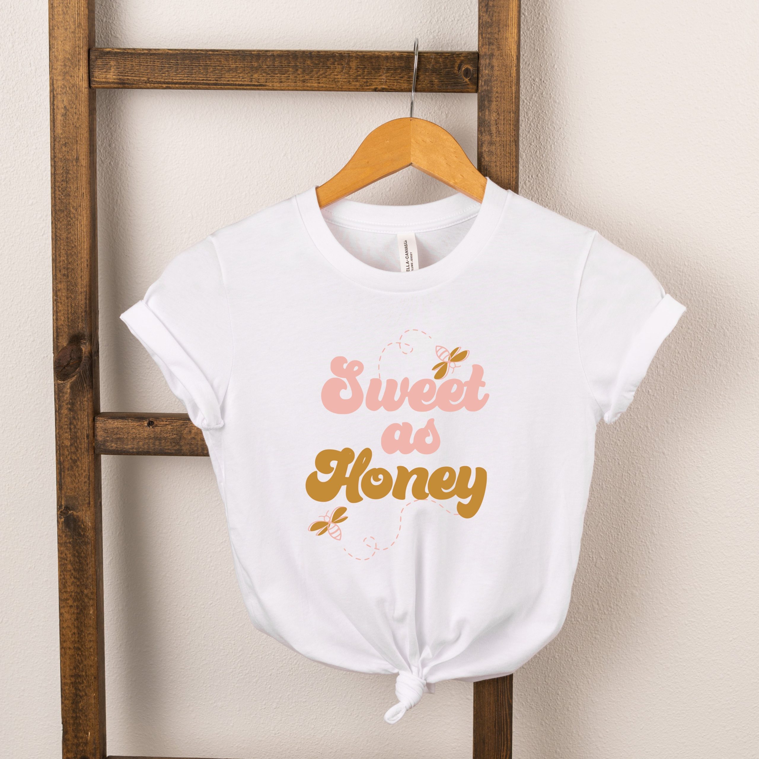 The Juniper Shop Toddler Sweet As Honey Short Sleeve Crew Neck - Image 2