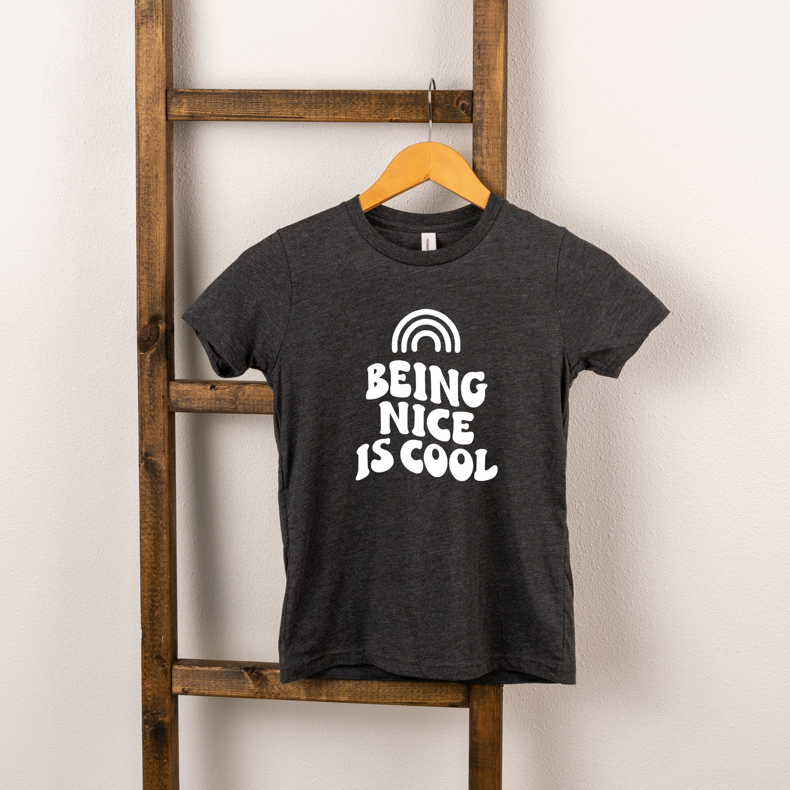 The Juniper Shop Toddler Being Nice Is Cool Short Sleeve Crew Neck