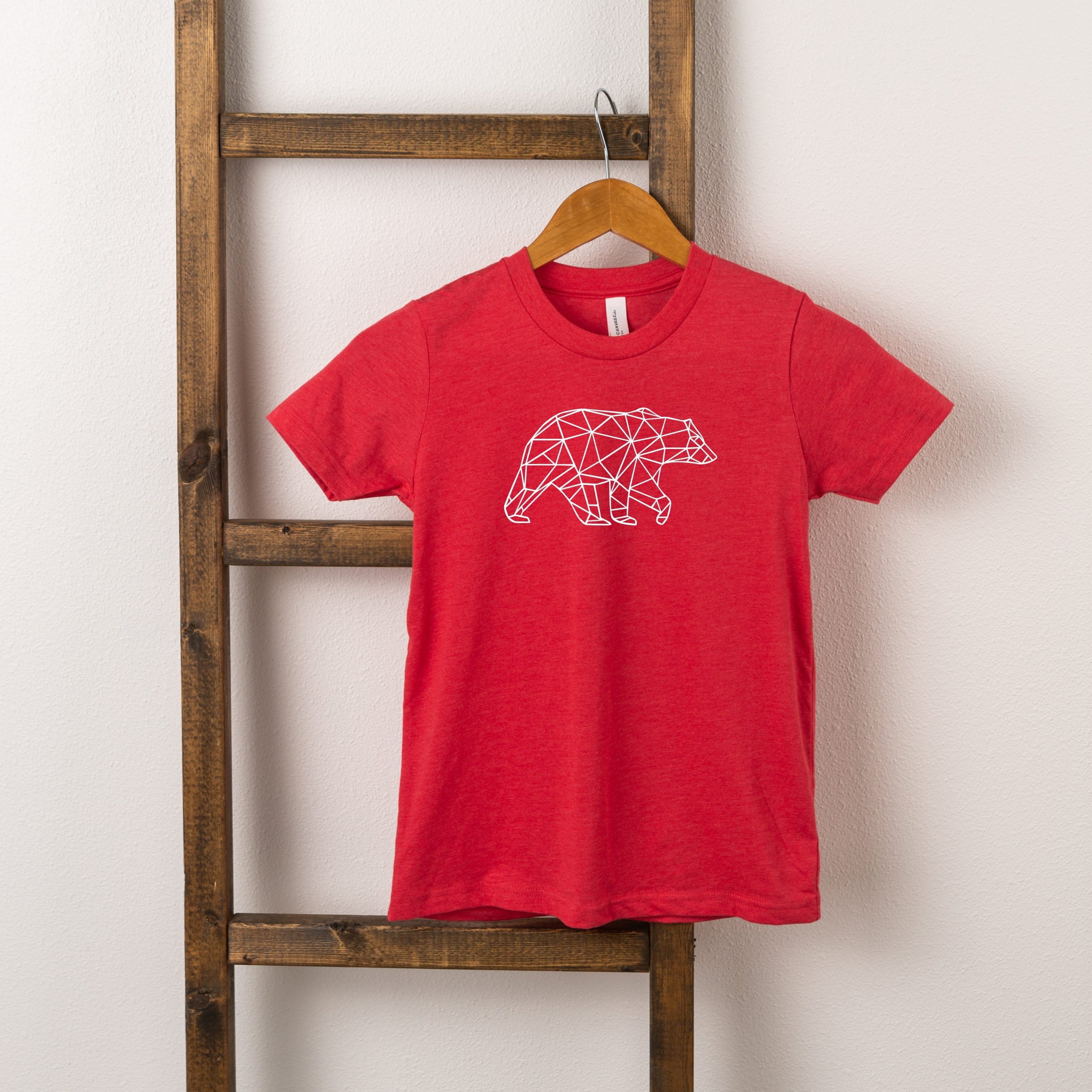The Juniper Shop Toddler Geometric Bear Short Sleeve Crew Neck - Image 2