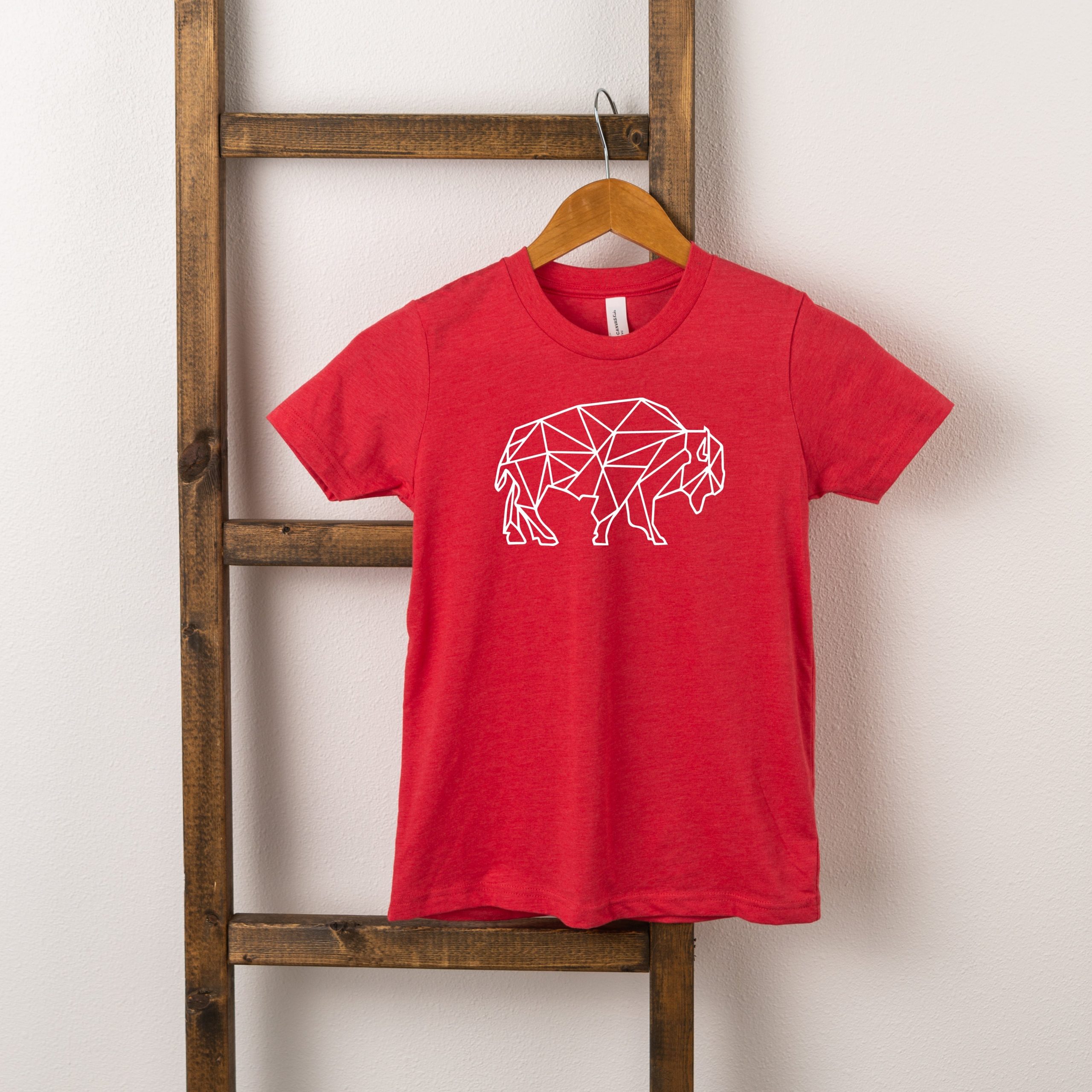 The Juniper Shop Toddler Geometric Buffalo Short Sleeve Crew Neck