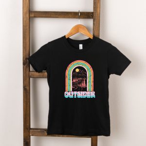 The Juniper Shop Toddler Outsider Rainbow Short Sleeve Crew Neck
