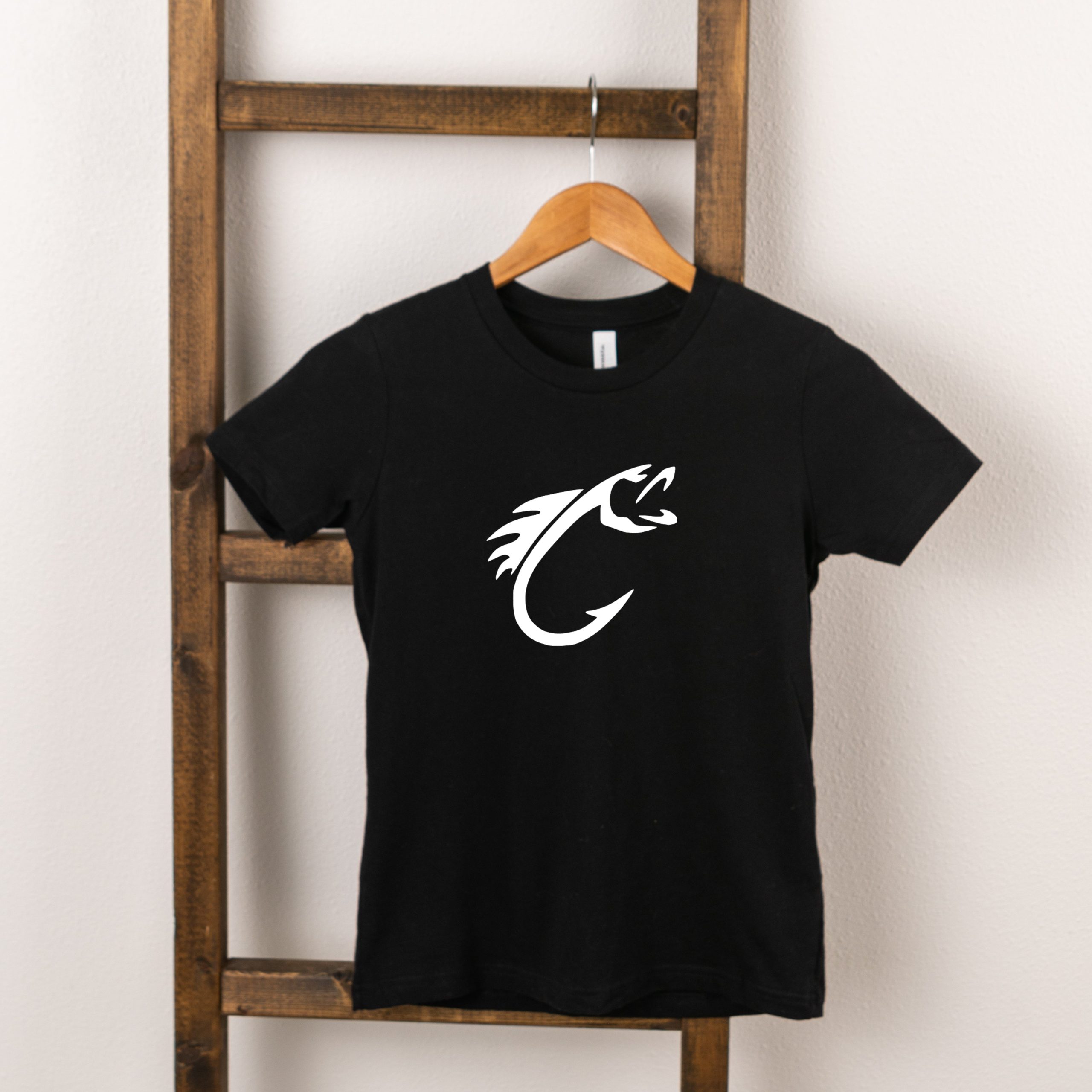 The Juniper Shop Toddler Fish Hook Short Sleeve Crew Neck - Image 2