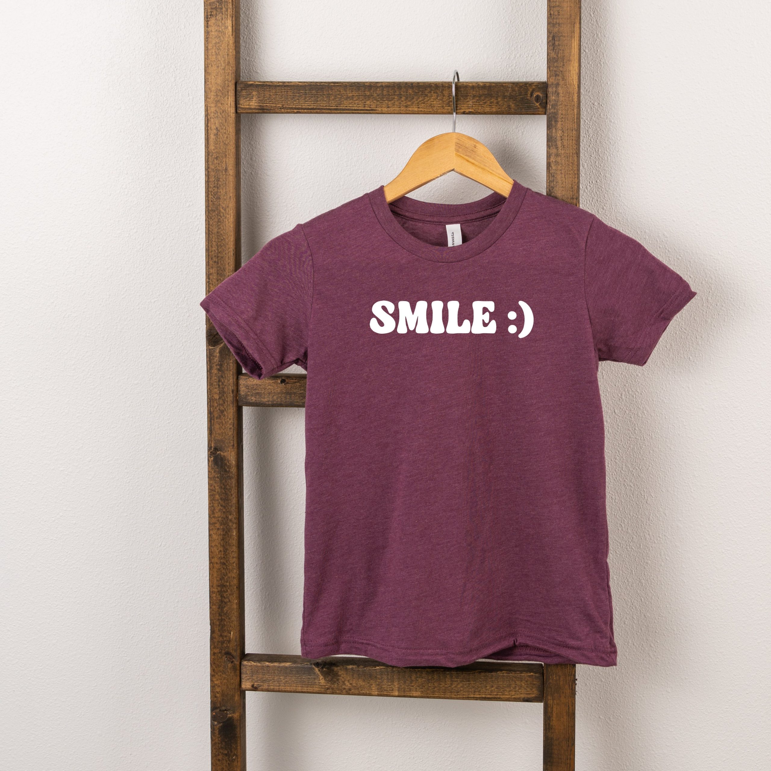 The Juniper Shop Toddler Smile Emoji Short Sleeve Crew Neck - Image 2