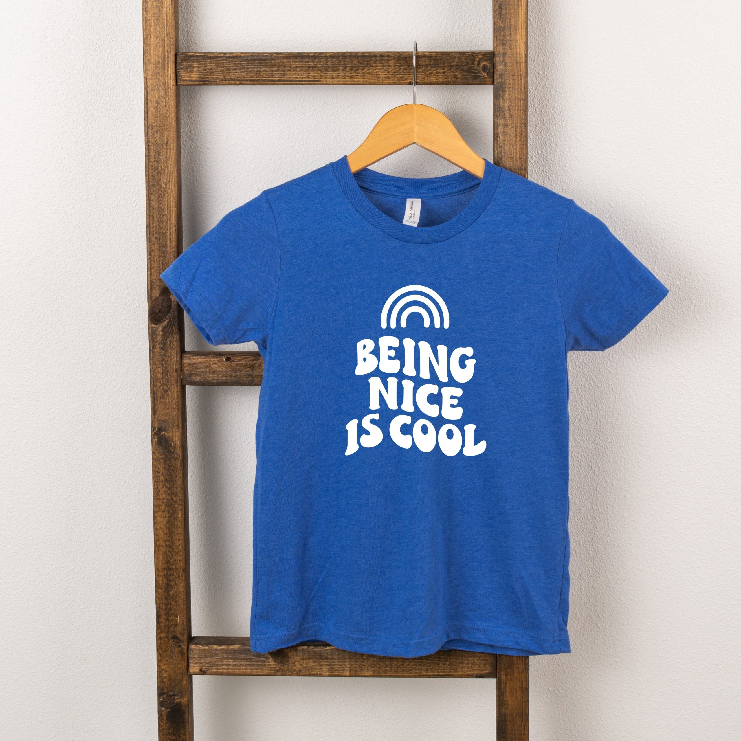 The Juniper Shop Toddler Being Nice Is Cool Short Sleeve Crew Neck - Image 3