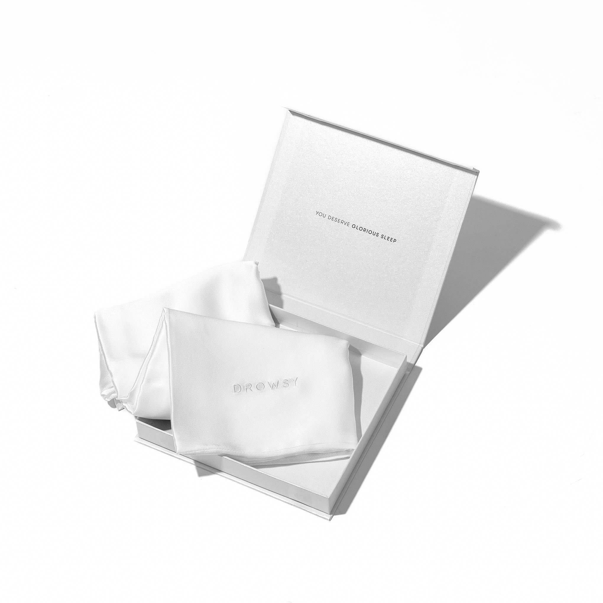Drowsy Sleep Co. Akoya Pearl Silk Pillowcase - Image 7