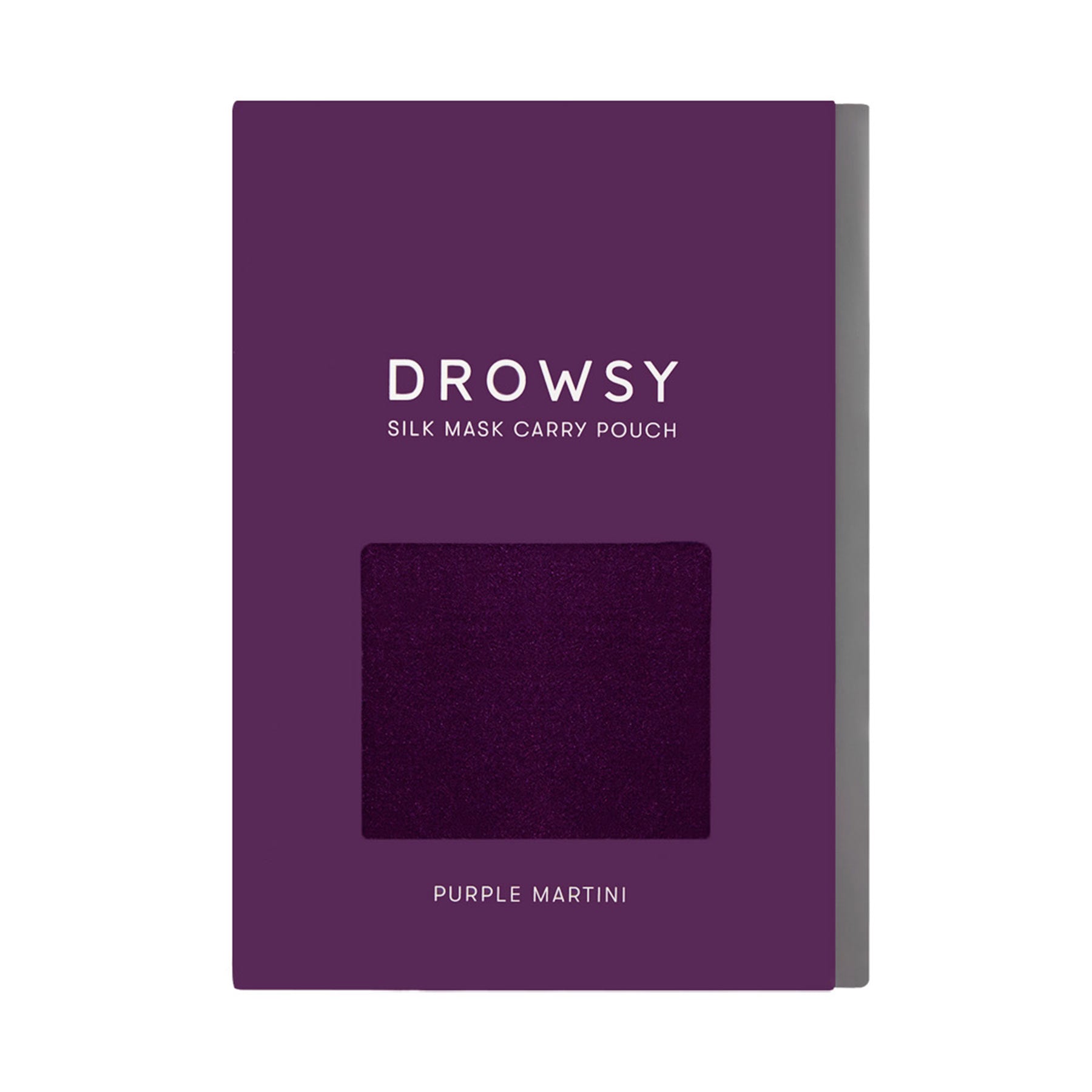 Drowsy Sleep Co. Purple Martini Silk Carry Pouch - Image 3