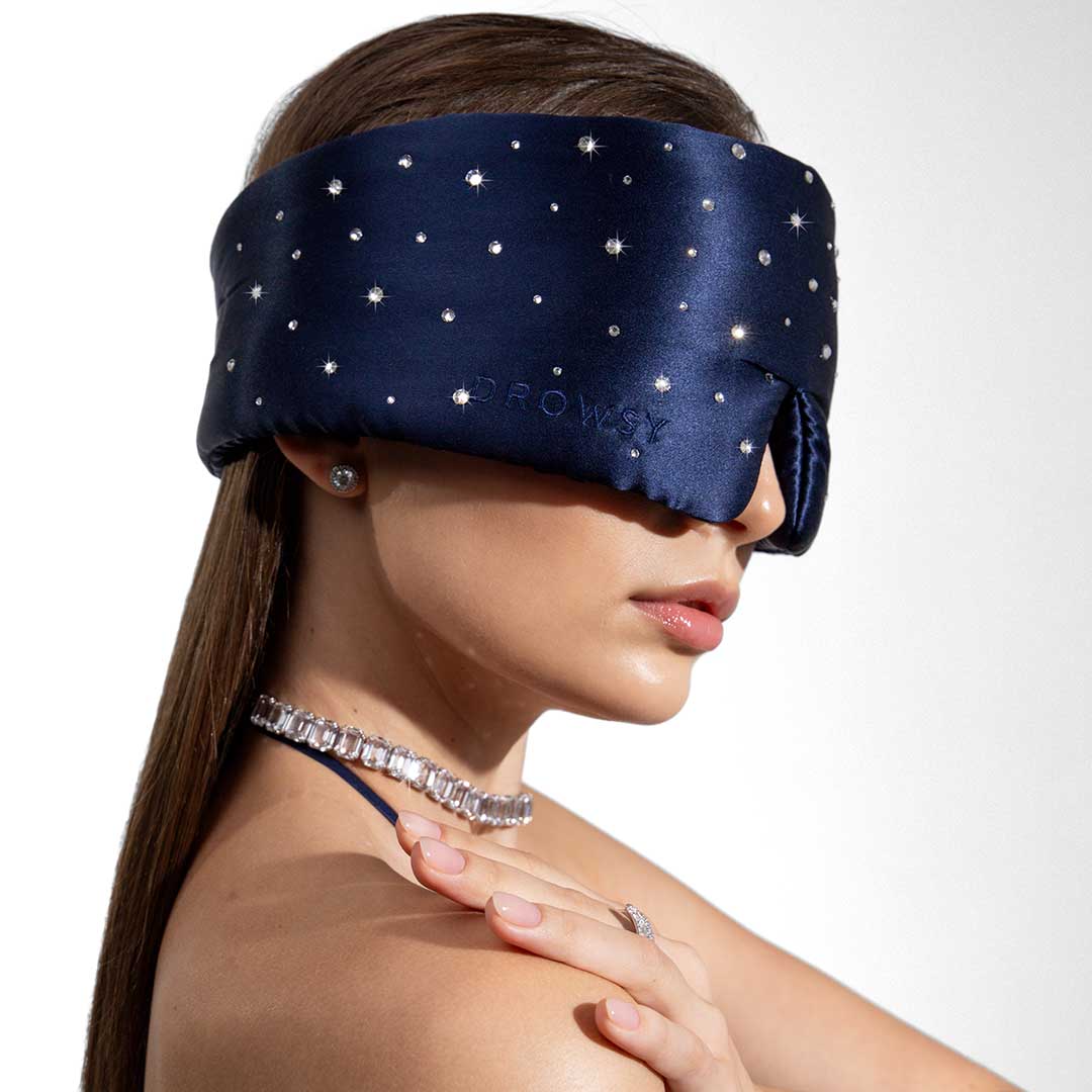 Drowsy Sleep Co. Silk Sleep Eye Mask Crystals by Swarovski? - Image 4