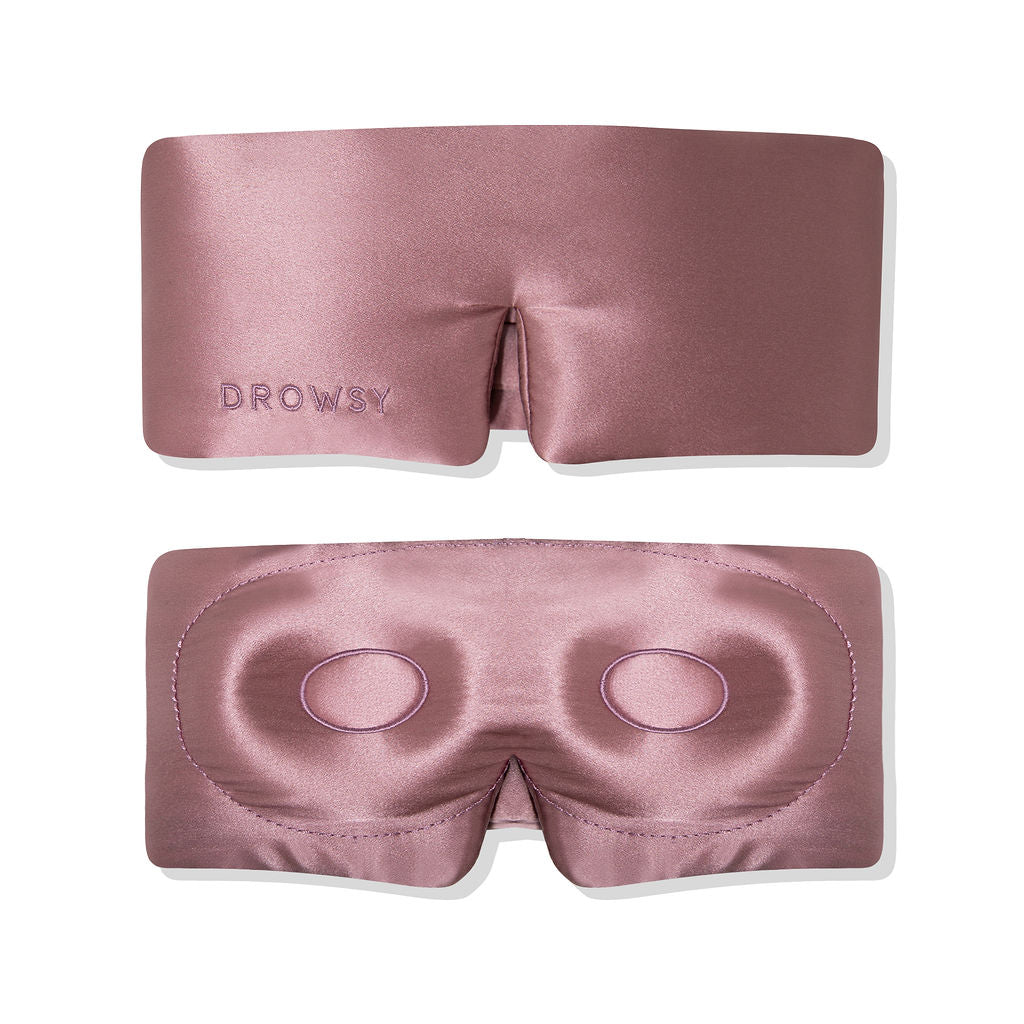 Drowsy Sleep Co. Damask Rose - Eyelash Protecting Mask