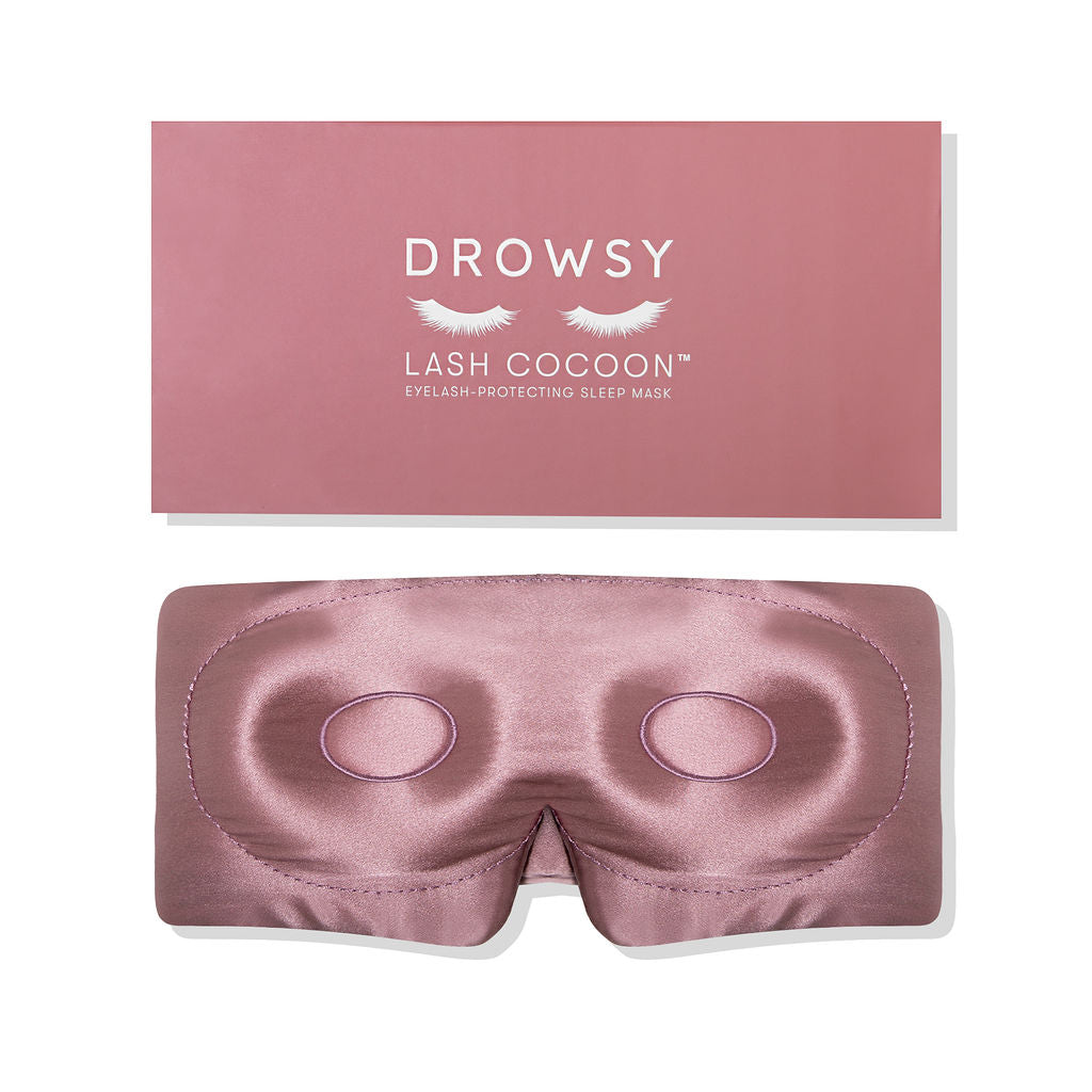 Drowsy Sleep Co. Damask Rose - Eyelash Protecting Mask - Image 6