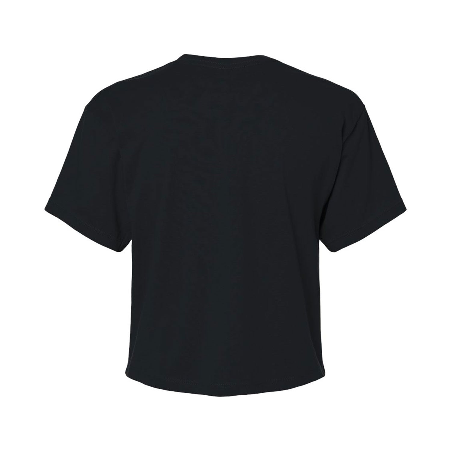 Instant Message - Christmas Trees - Juniors Cropped Short Sleeve Graphic T-shirt - Image 2