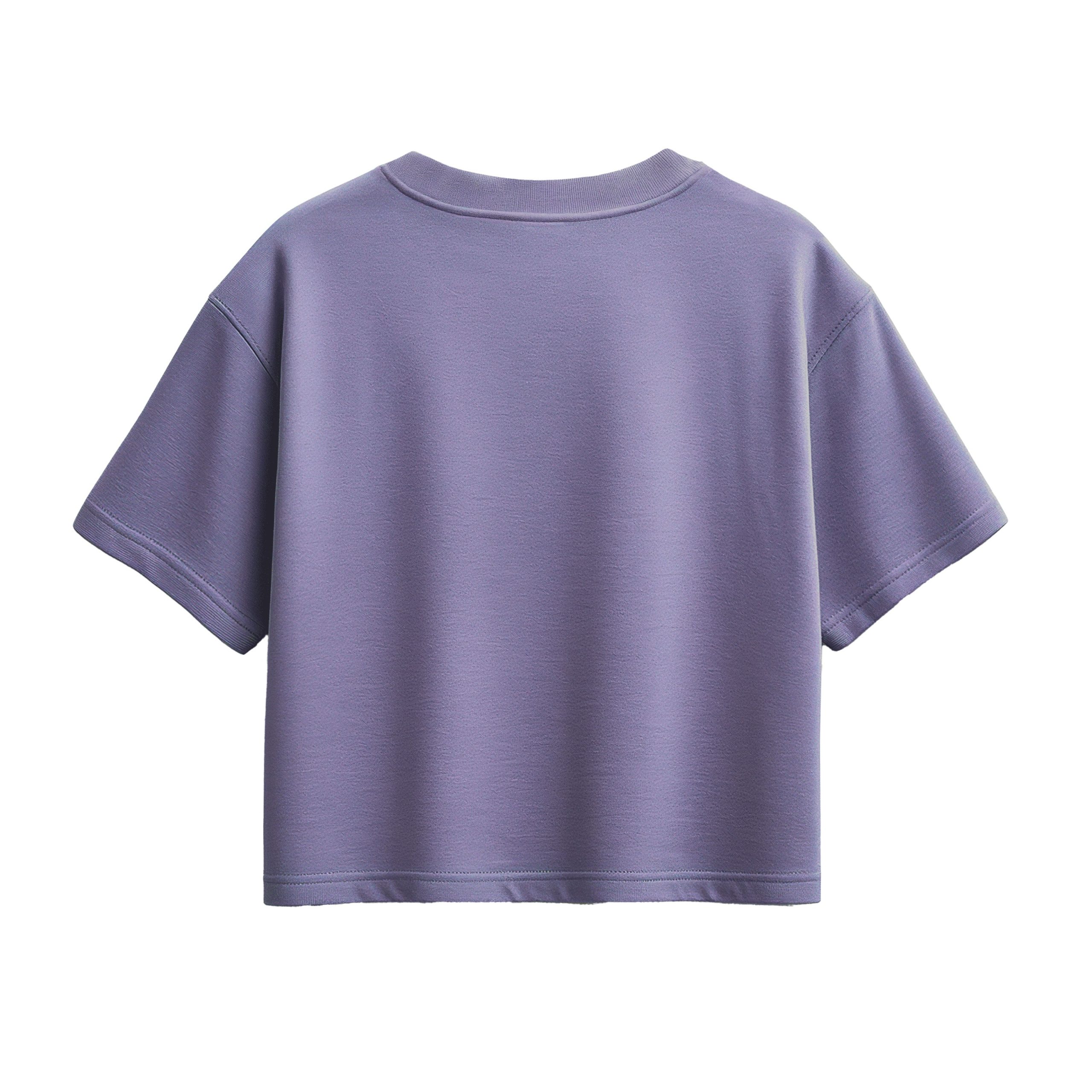 Instant Message - Leopard Print Christmas Trees - Youth Girl Short Sleeve Boxy Tee - Image 10