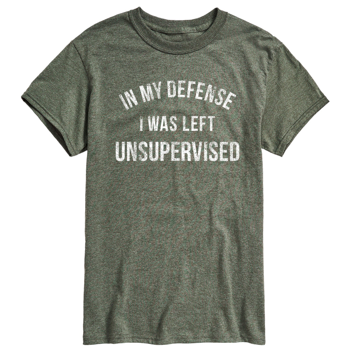 Instant Message - In My Defense I Was Left Unsupervised - Men's Short Sleeve Graphic T-Shirt - Image 4