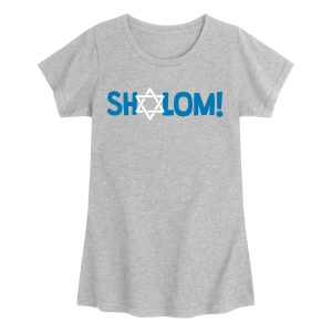 Instant Message - Shalom - Youth Girls Short Sleeve T-shirt