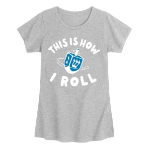 Instant Message - This is How I Roll - Youth Girls Short Sleeve T-shirt