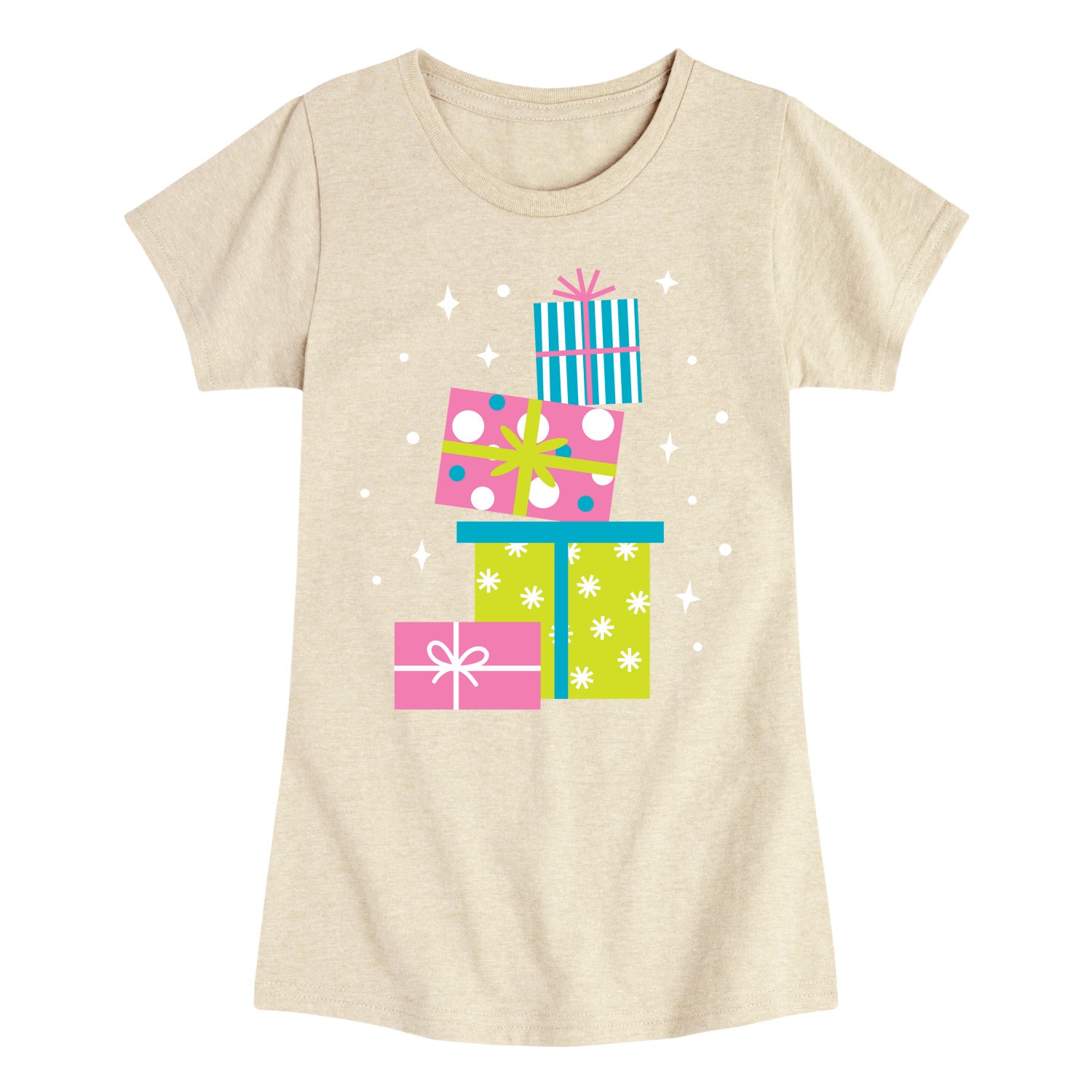 Instant Message - Colorful Presents - Youth Girls Short Sleeve T-shirt