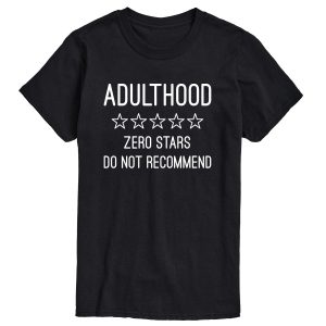 Instant Message - Adulthood Do Not Recommend - Men's Short Sleeve Graphic T-shirt