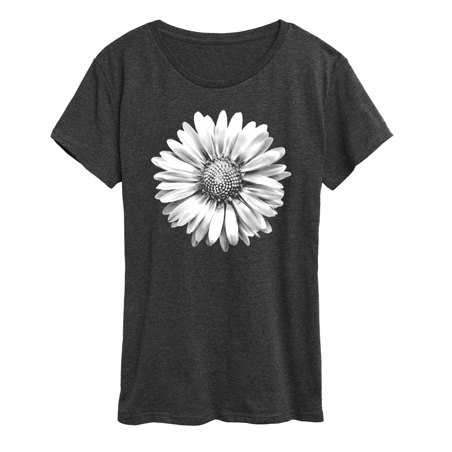 Instant Message - White Daisy - Women's Short Sleeve Graphic T-shirt - Image 3