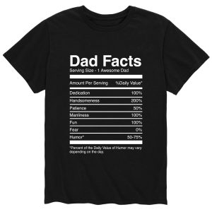 Instant Message - Dad Facts - Father's Day Gift - Men's Short Sleeve Graphic T-Shirt
