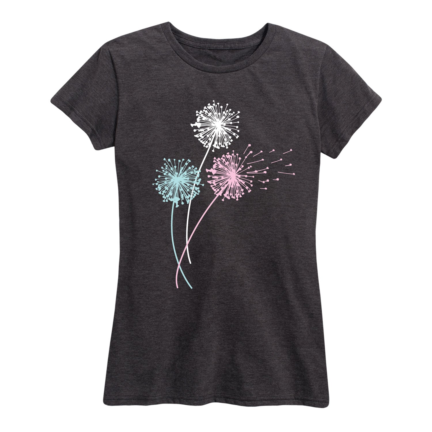 Instant Message - Pastel Dandelions - Women's Short Sleeve Graphic T-Shirt