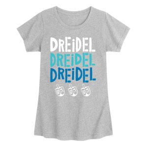 Instant Message - Dreidel Dreidel Dreidel - Youth Girls Short Sleeve T-shirt