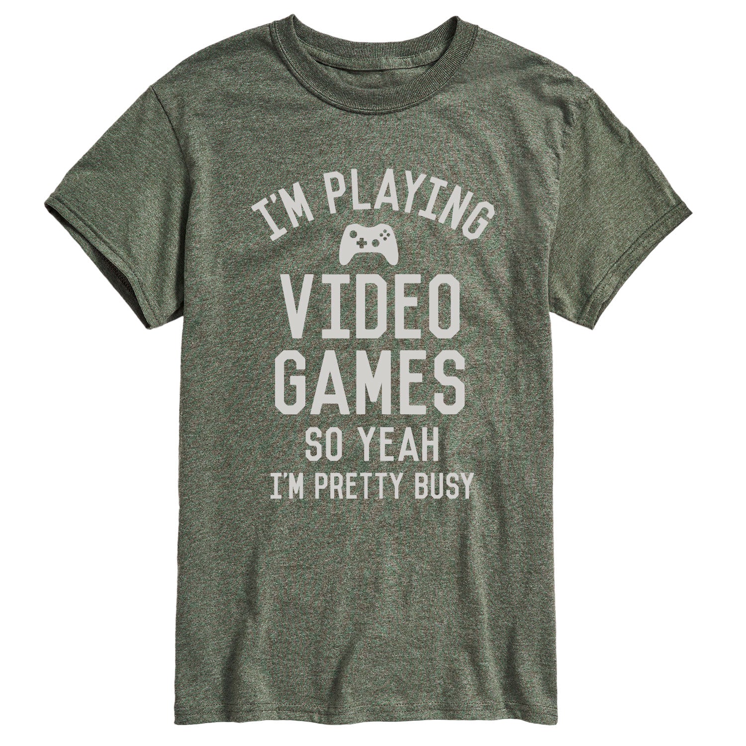 Instant Message - I'm Playing Video Games Yeah Busy - Men's Short Sleeve Graphic T-Shirt - Image 4