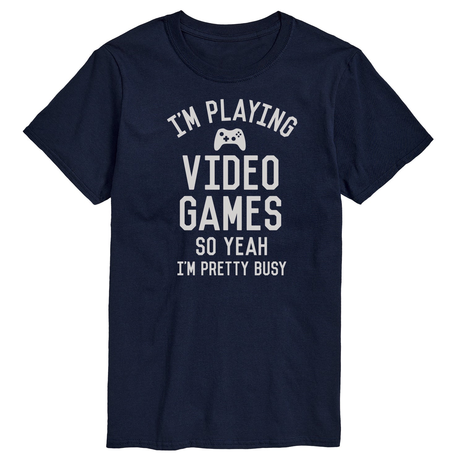 Instant Message - I'm Playing Video Games Yeah Busy - Men's Short Sleeve Graphic T-Shirt - Image 5