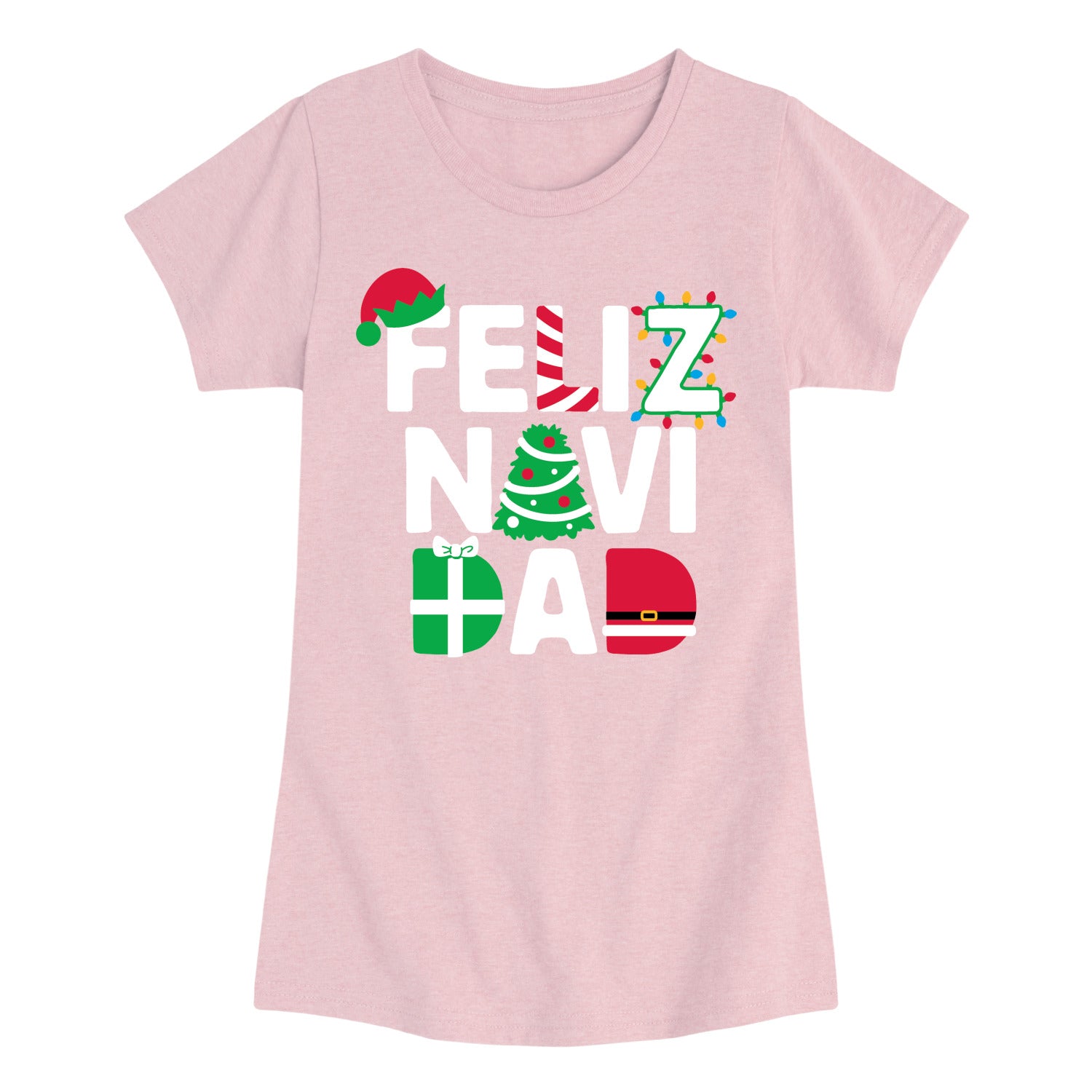 Instant Message - Feliz Navi Dad - Youth Girls Short Sleeve T-shirt - Image 2