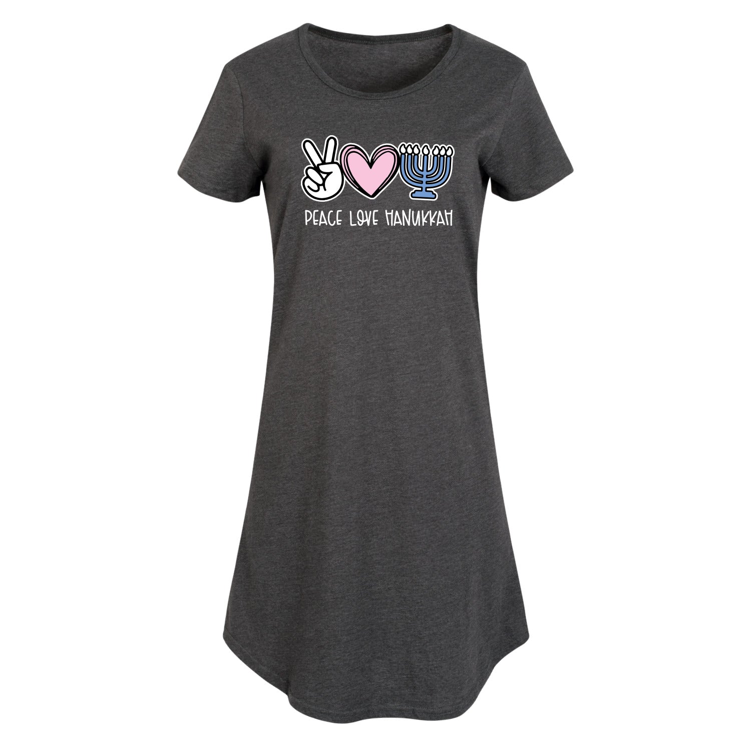 Instant Message - Peace Love Hanukkah - Ladies Any Way Dress - Image 2