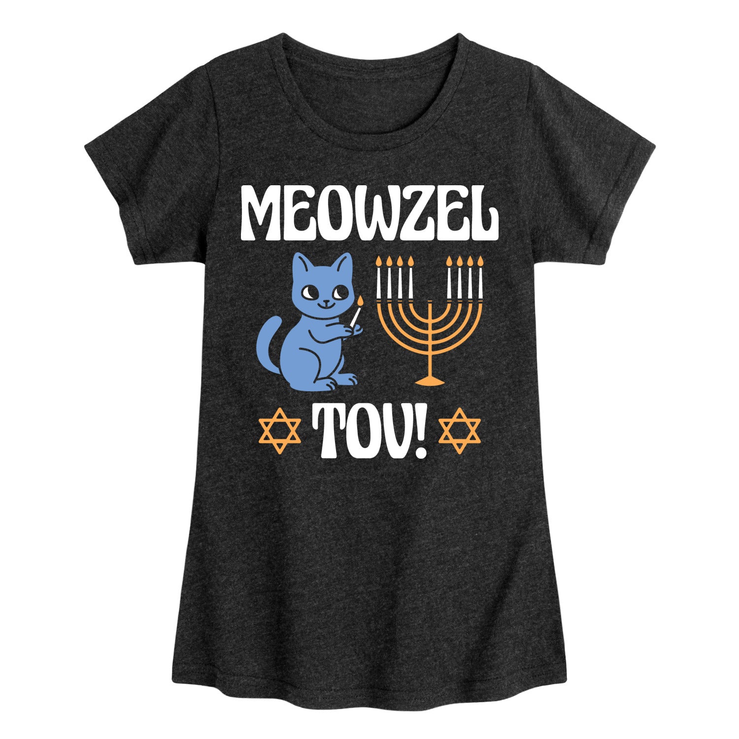 Instant Message - Meowzel Tov! - Toddler & Youth Girls Short Sleeve Graphic T-Shirt