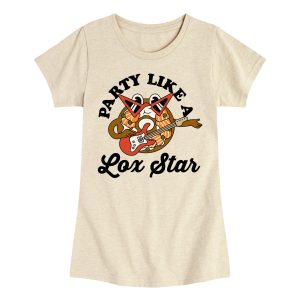 Instant Message - Party Like A Lox Star - Youth Girls Short Sleeve T-shirt