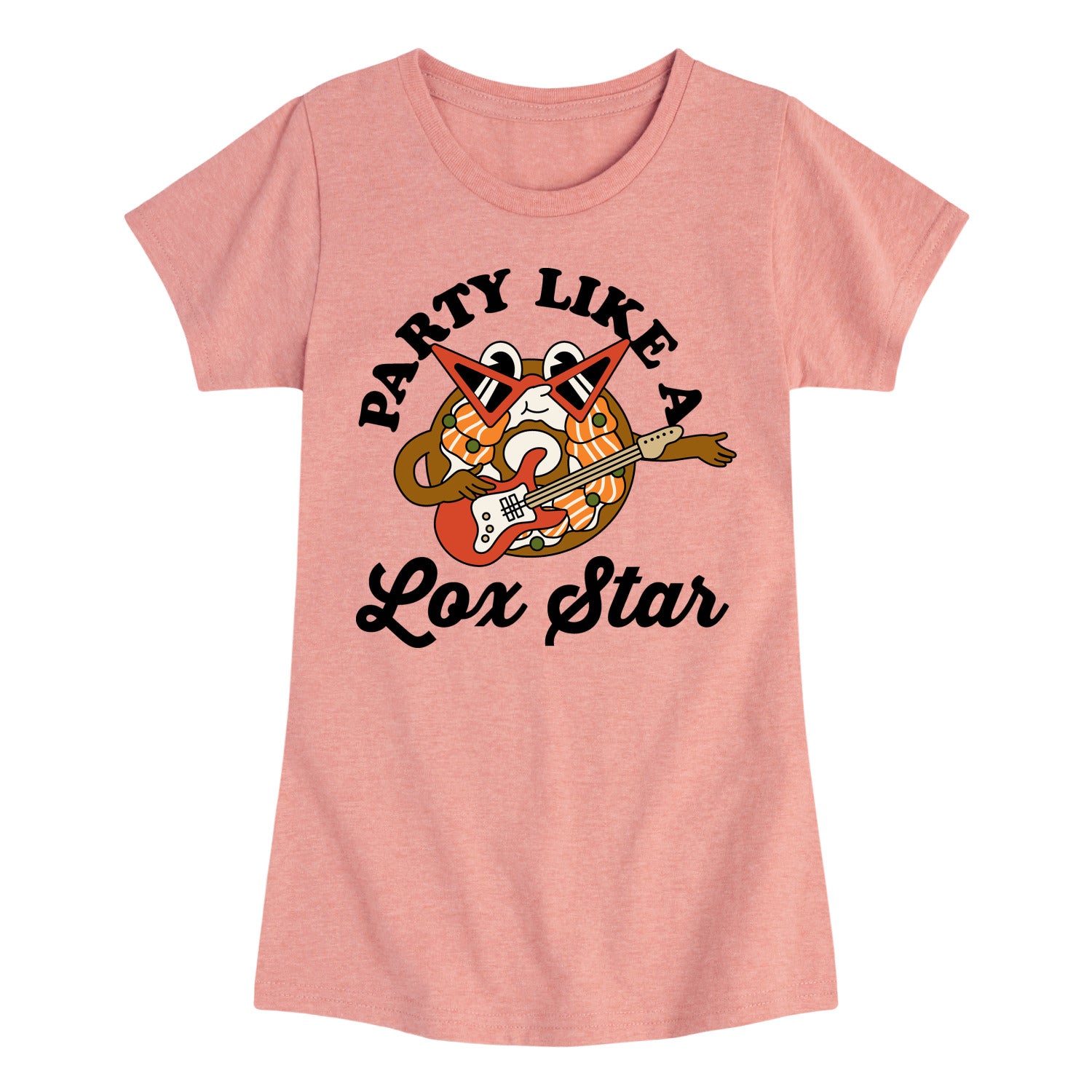 Instant Message - Party Like A Lox Star - Youth Girls Short Sleeve T-shirt - Image 2