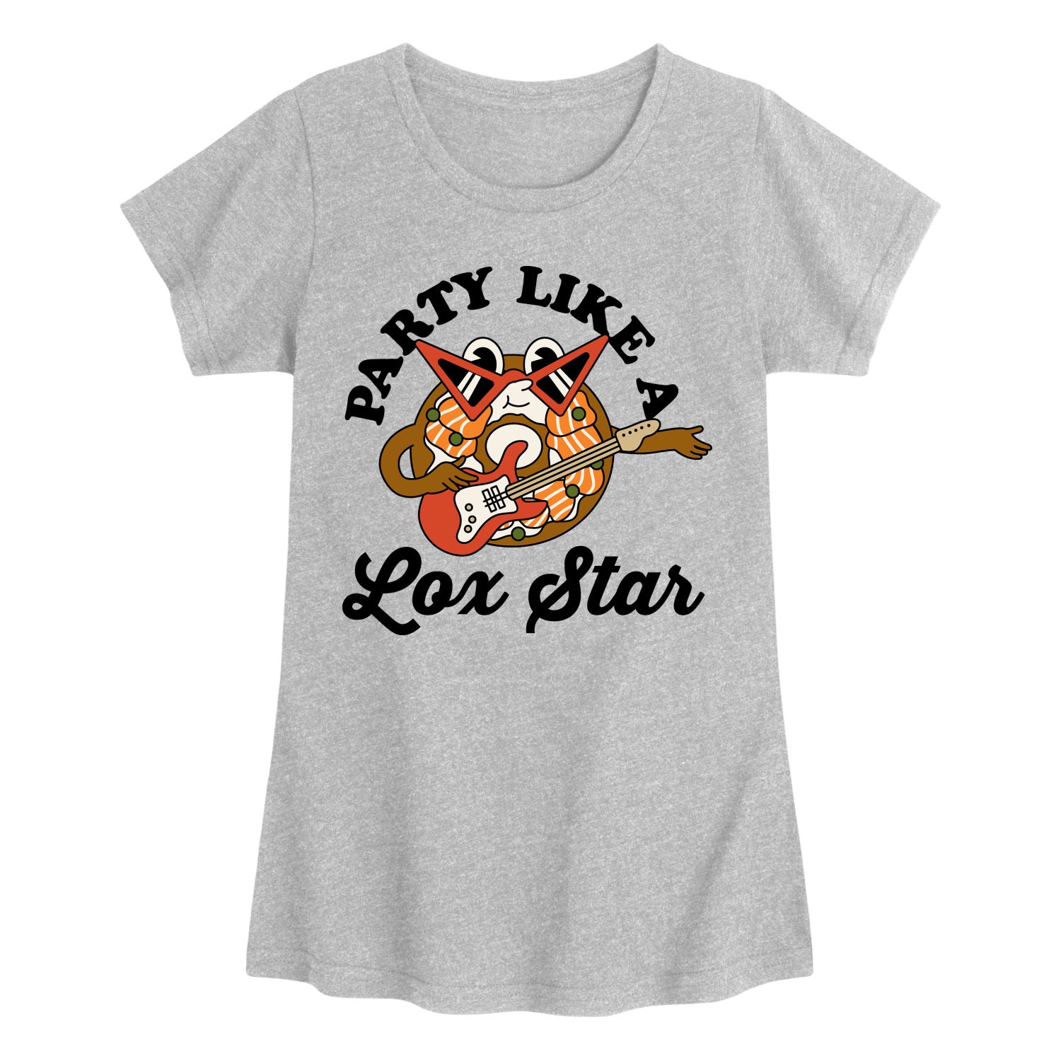 Instant Message - Party Like A Lox Star - Youth Girls Short Sleeve T-shirt - Image 6